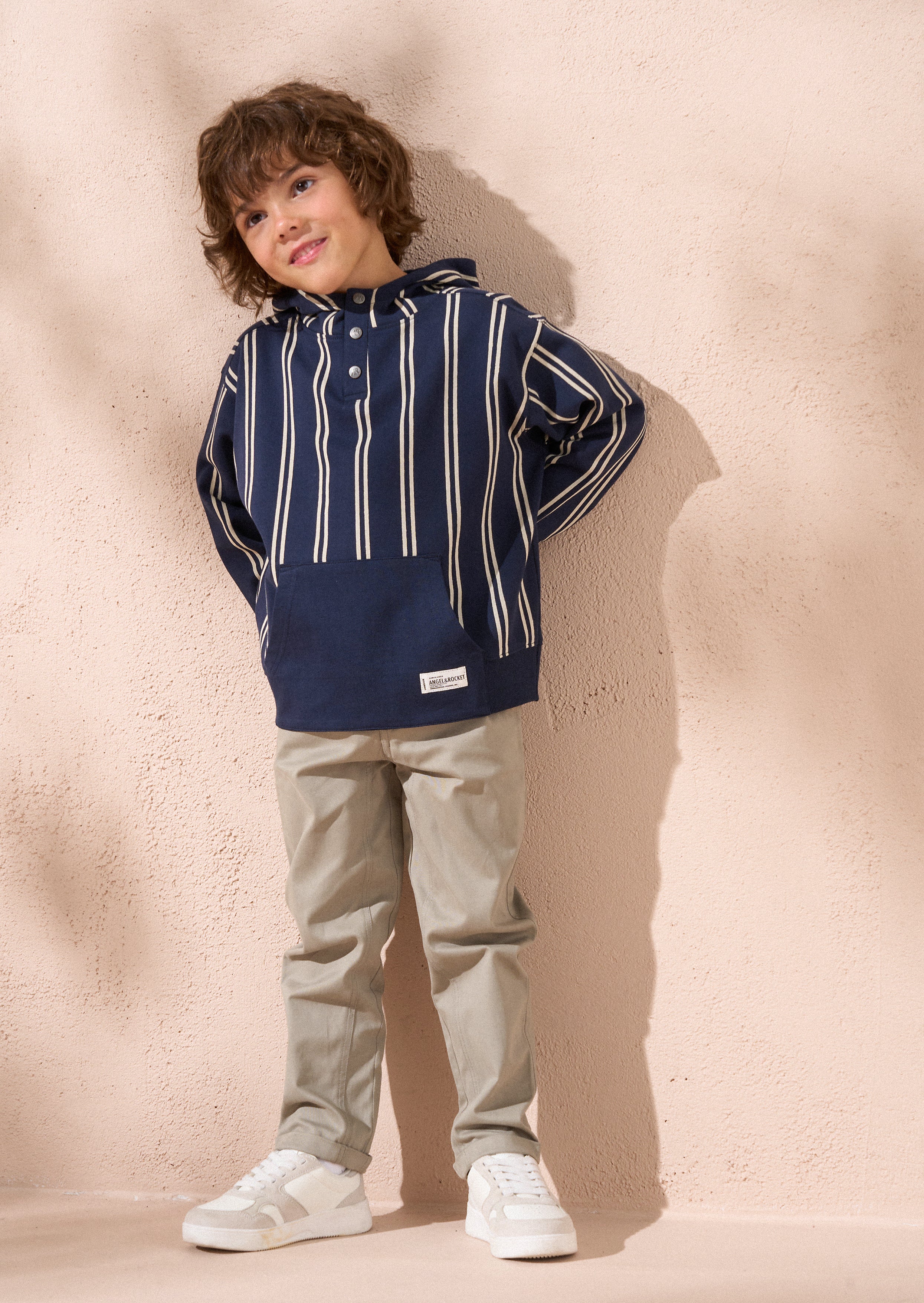 Jackson Navy Smart Stripe Hoody