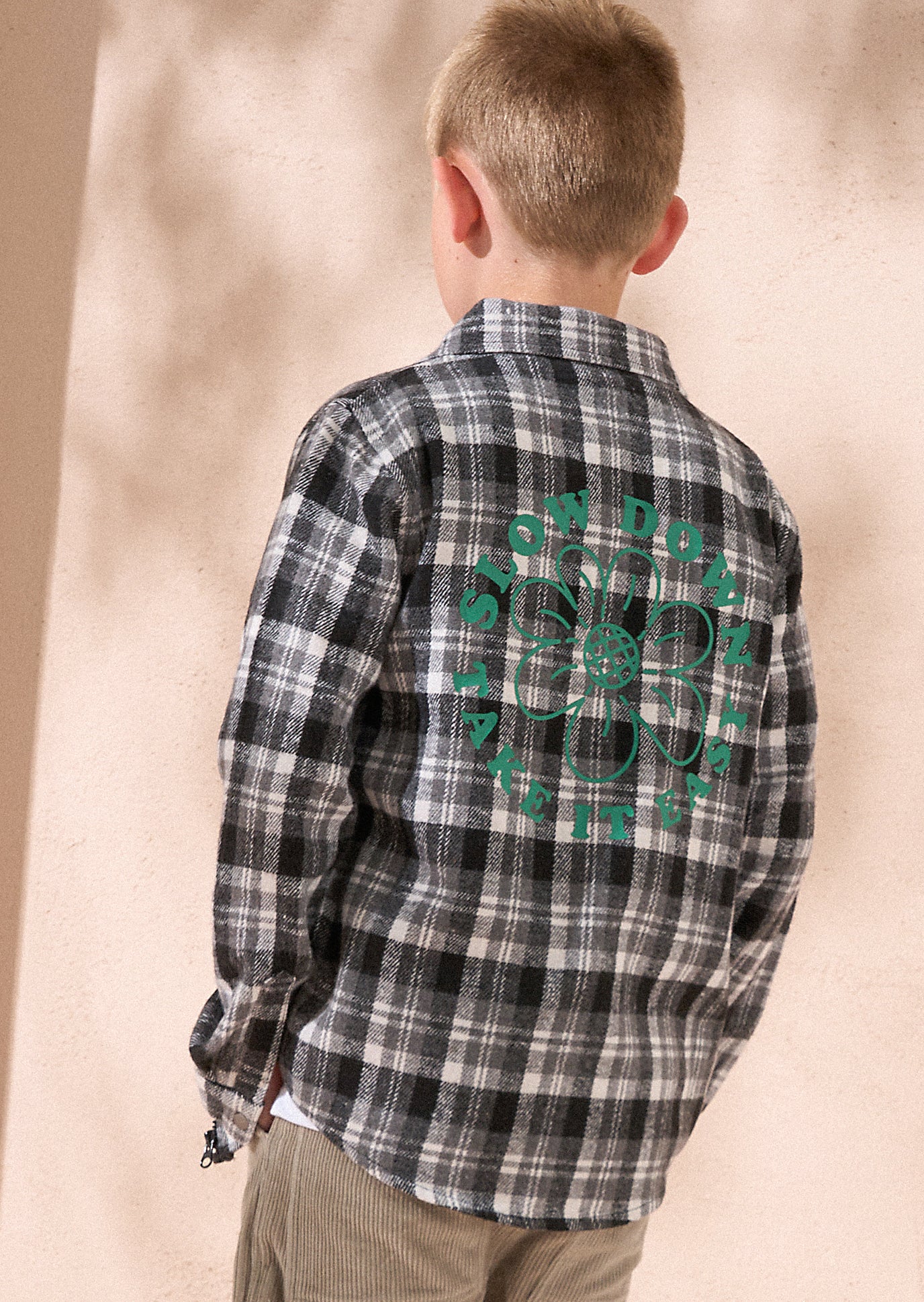Koszula Hayden Stone Brushed Check