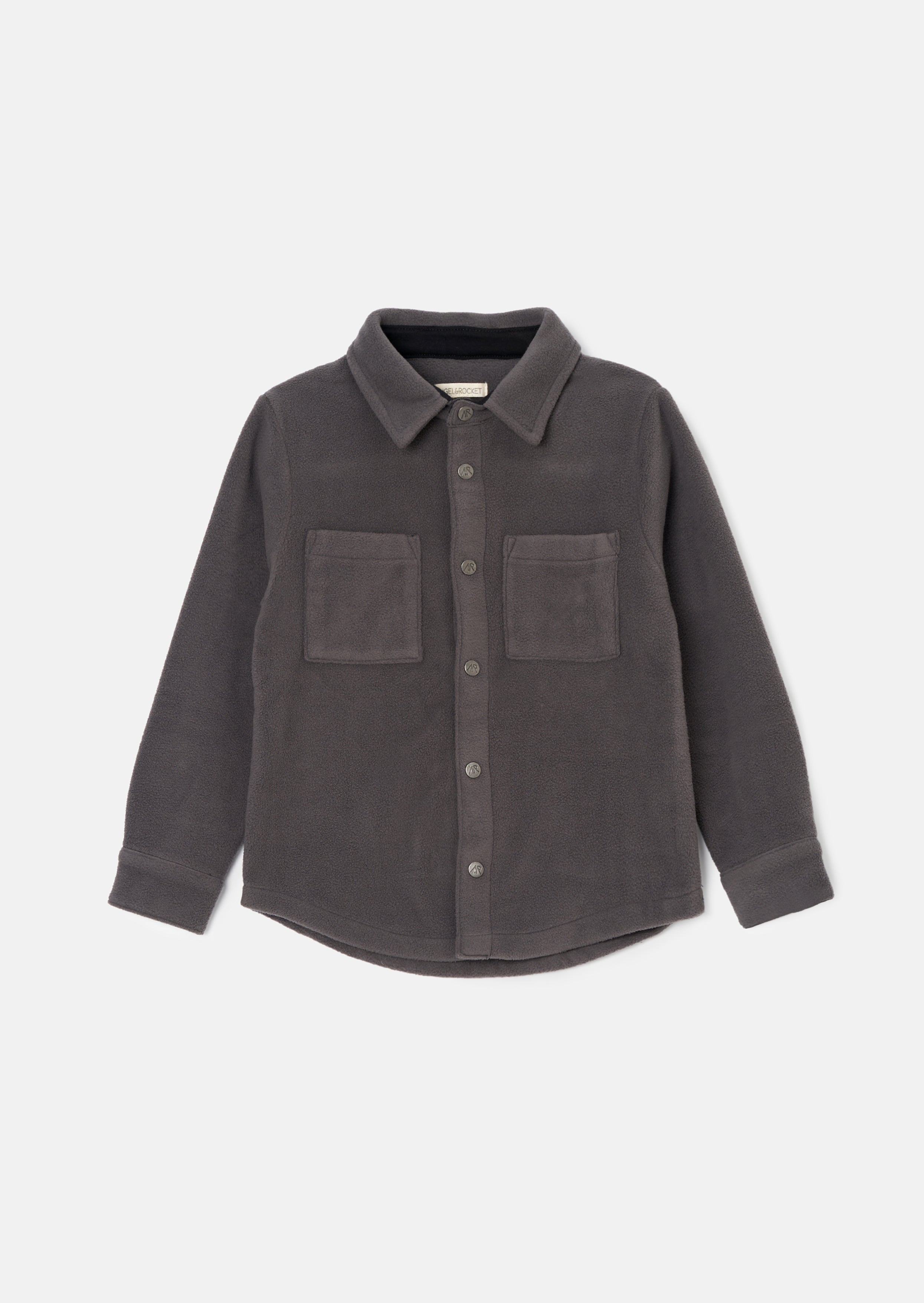 Mac graues Fleece-Oberhemd