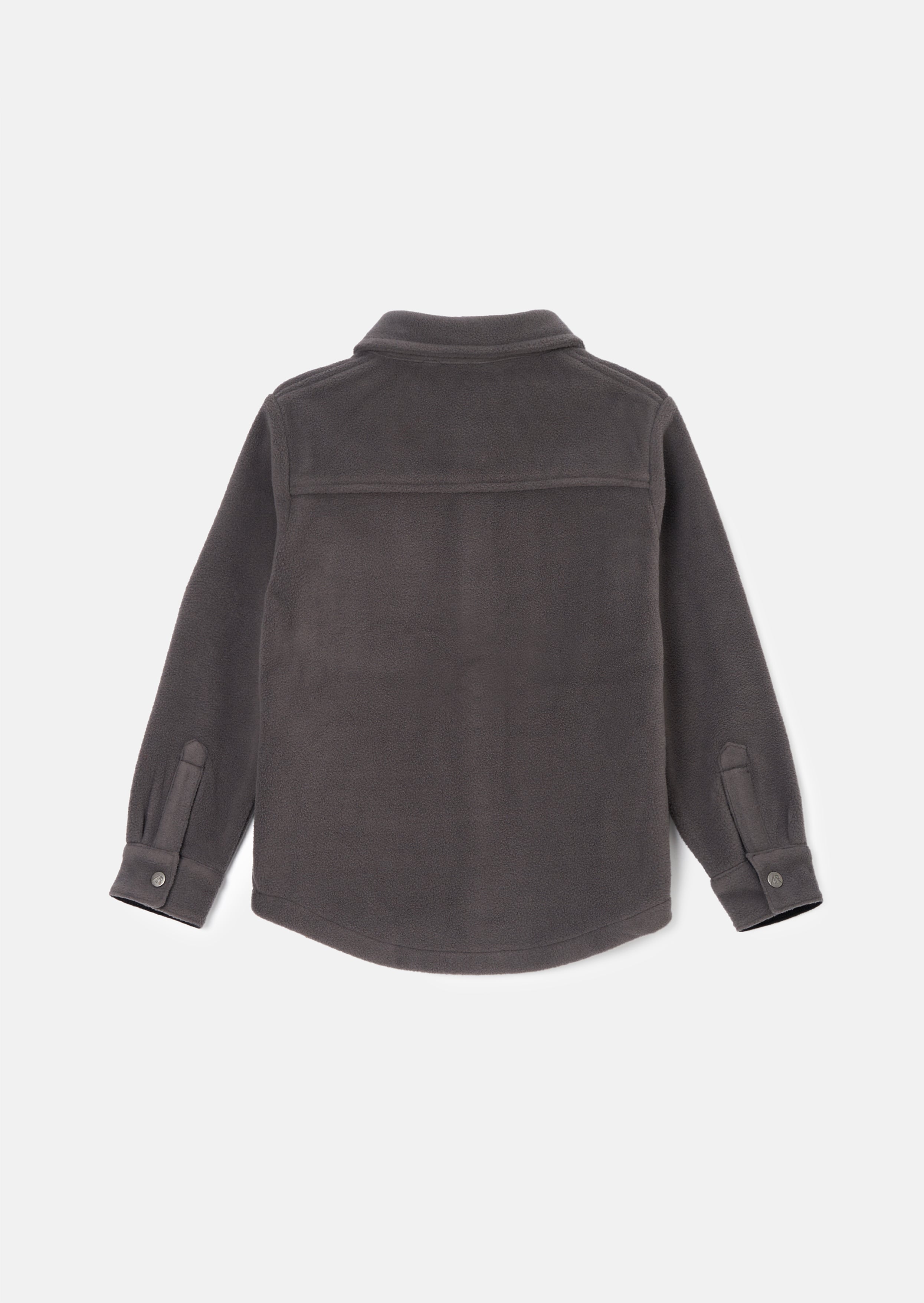 Mac graues Fleece-Oberhemd