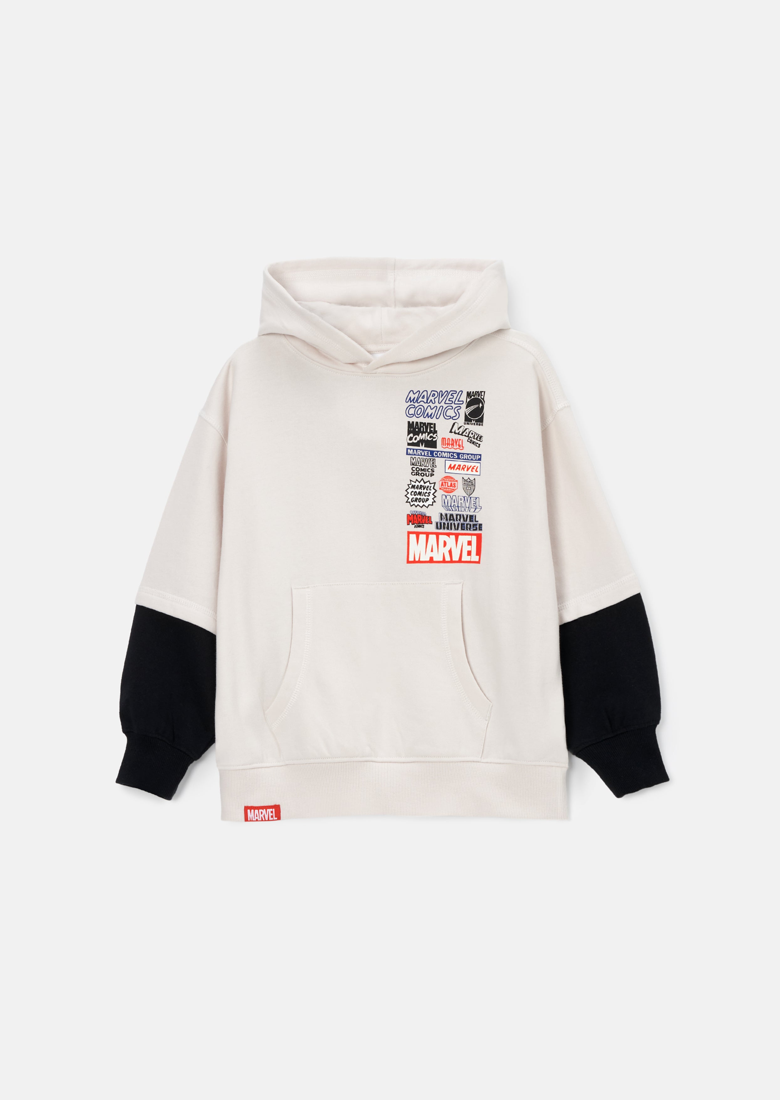 Marvel Stone Kapuzenpullover mit doppellagigem Effekt