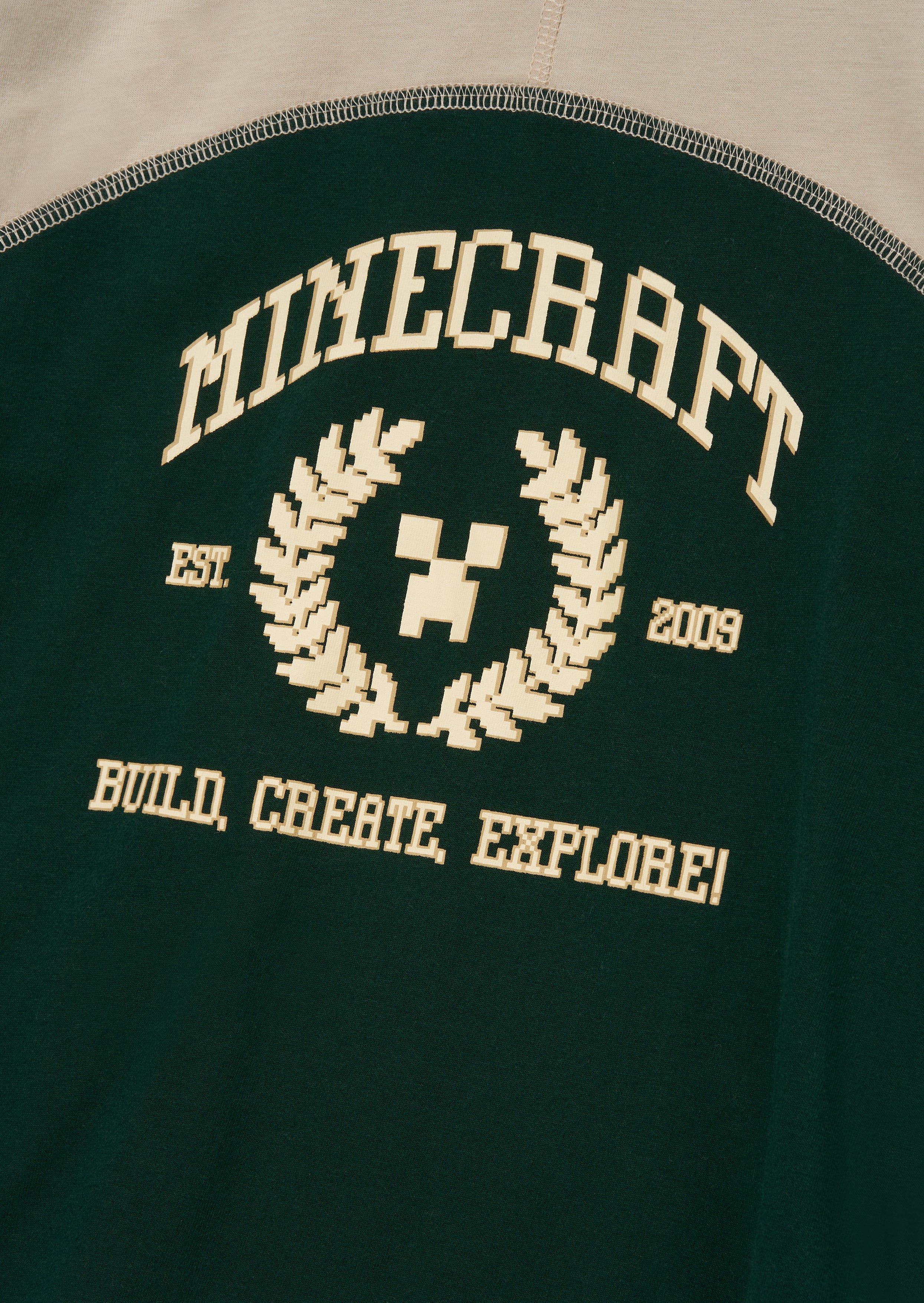 Minecraft grünes Varsity Block PJ Set