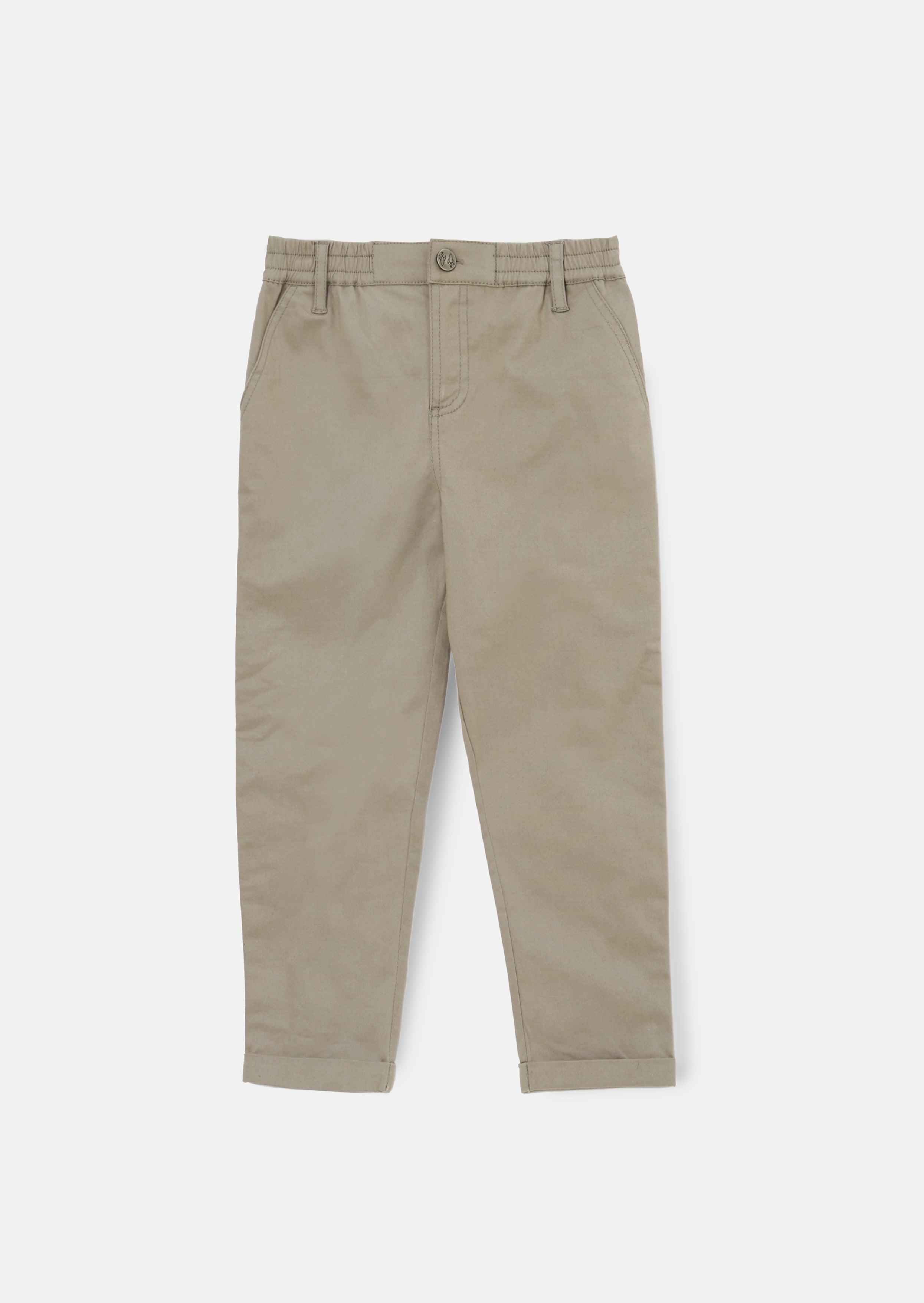 Spodnie chino Leo w kolorze kamiennym