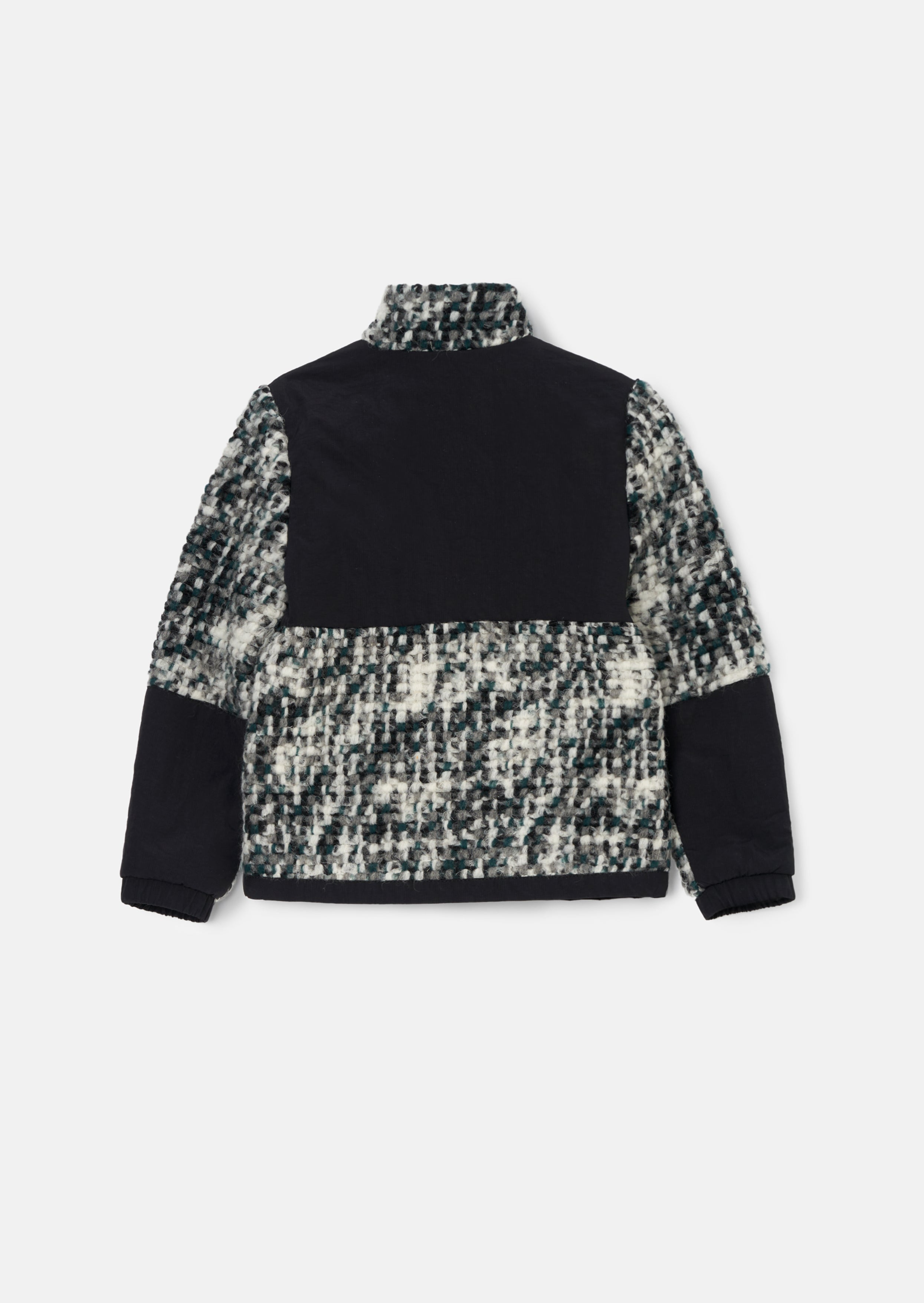 Michael Multi Bouclé Reißverschluss Durchgehende Jacke