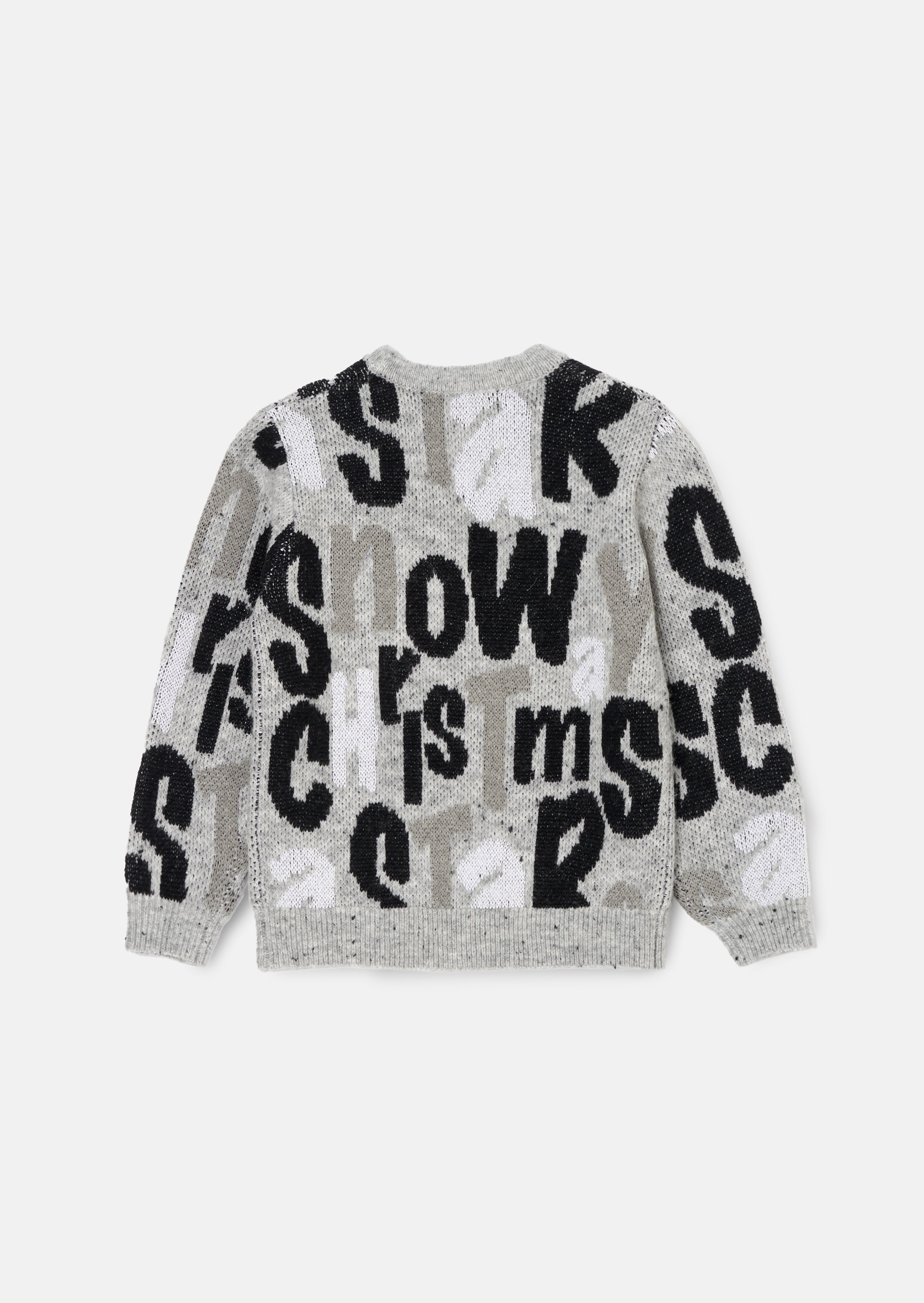 Sweter z napisem świątecznym Bowen Grey