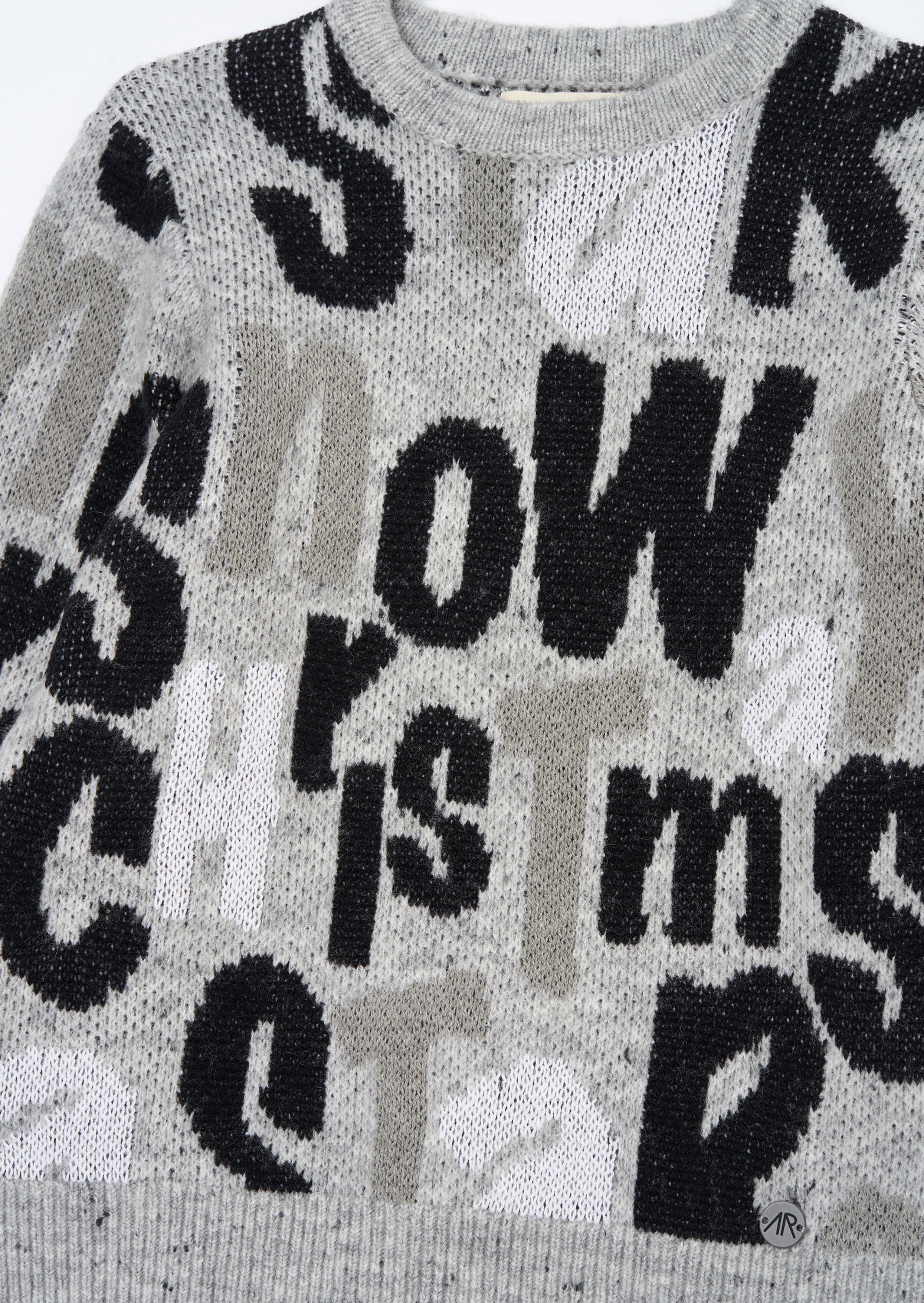 Sweter z napisem świątecznym Bowen Grey