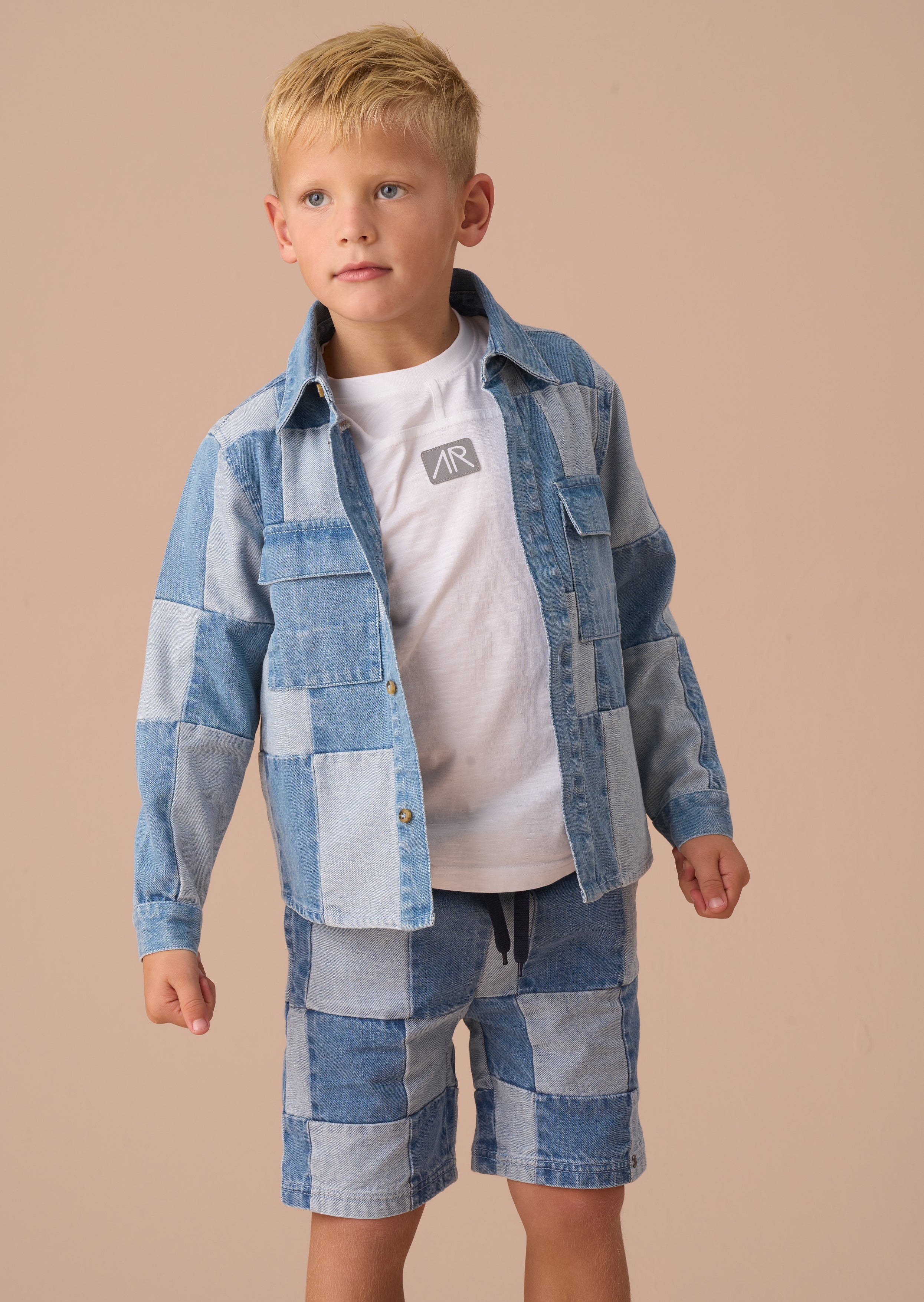 Chuck Denim Patchwork Hemd