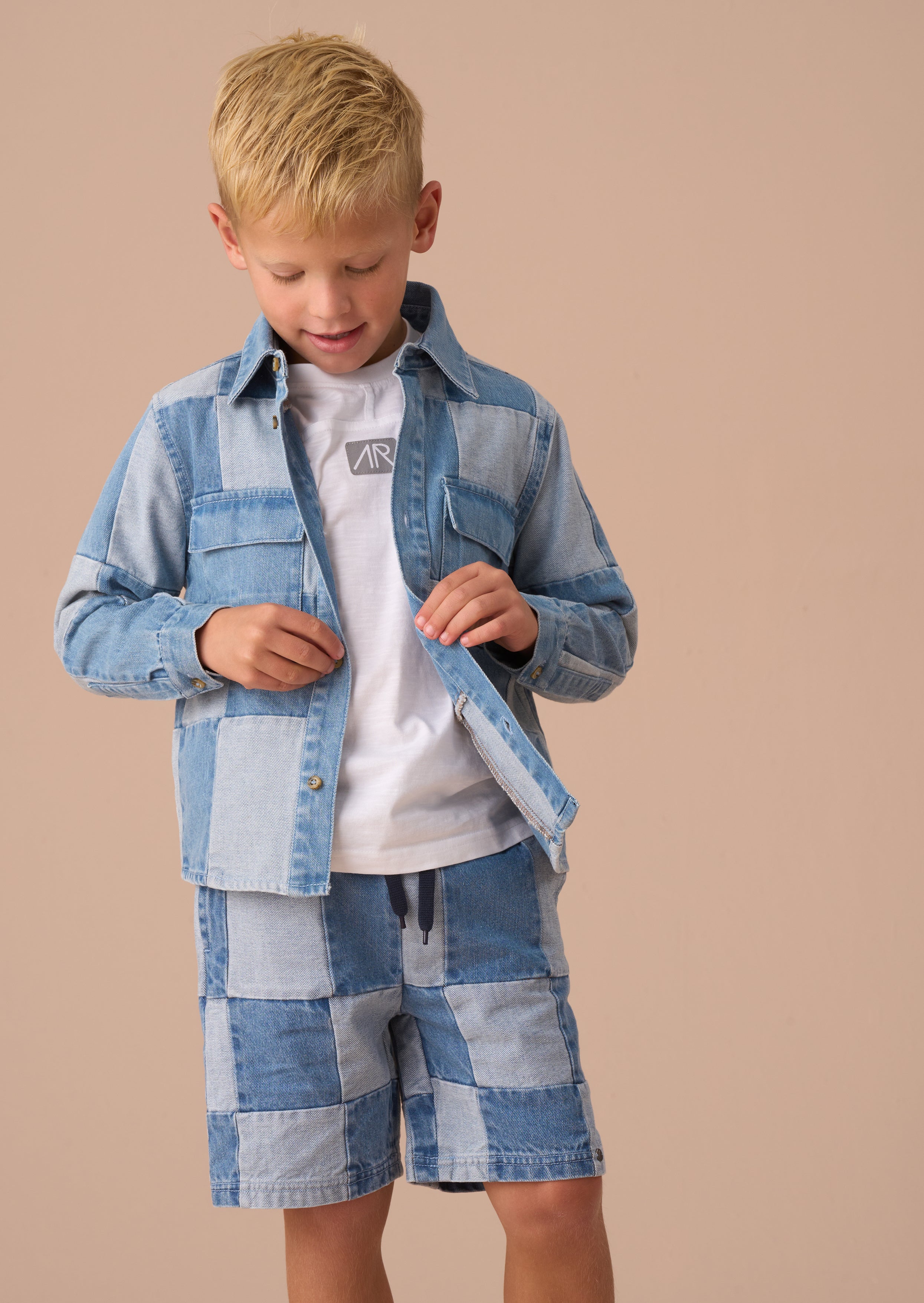 Chuck Denim Patchwork Hemd