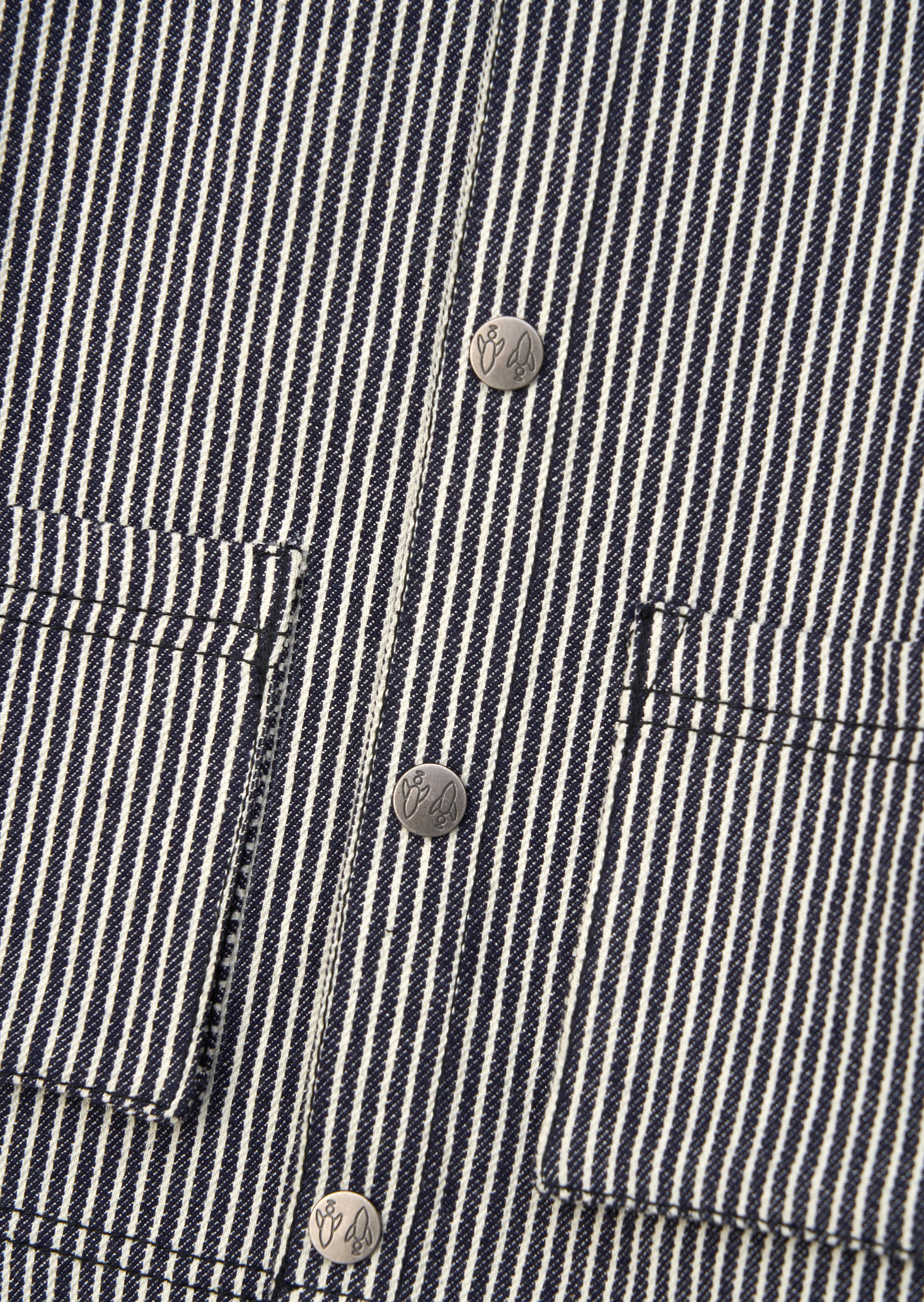Byron Navy Freizeitjacke mit Streifen