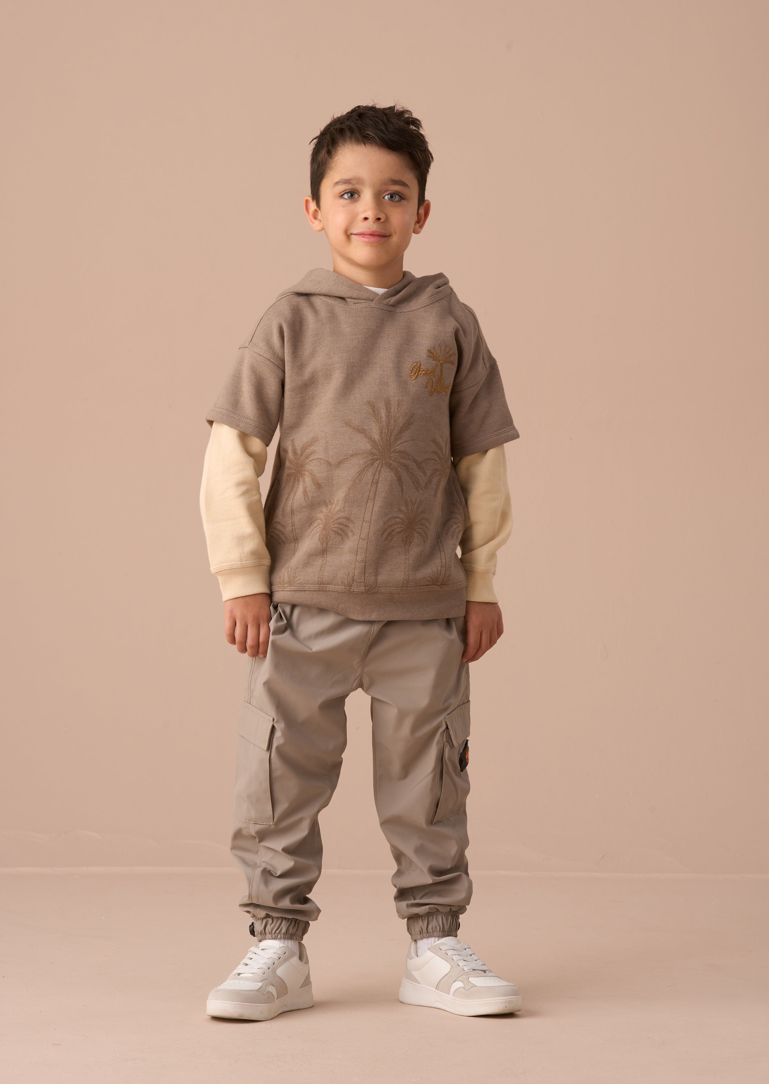 Jamie Brown Twofer Embroidered Hoodie