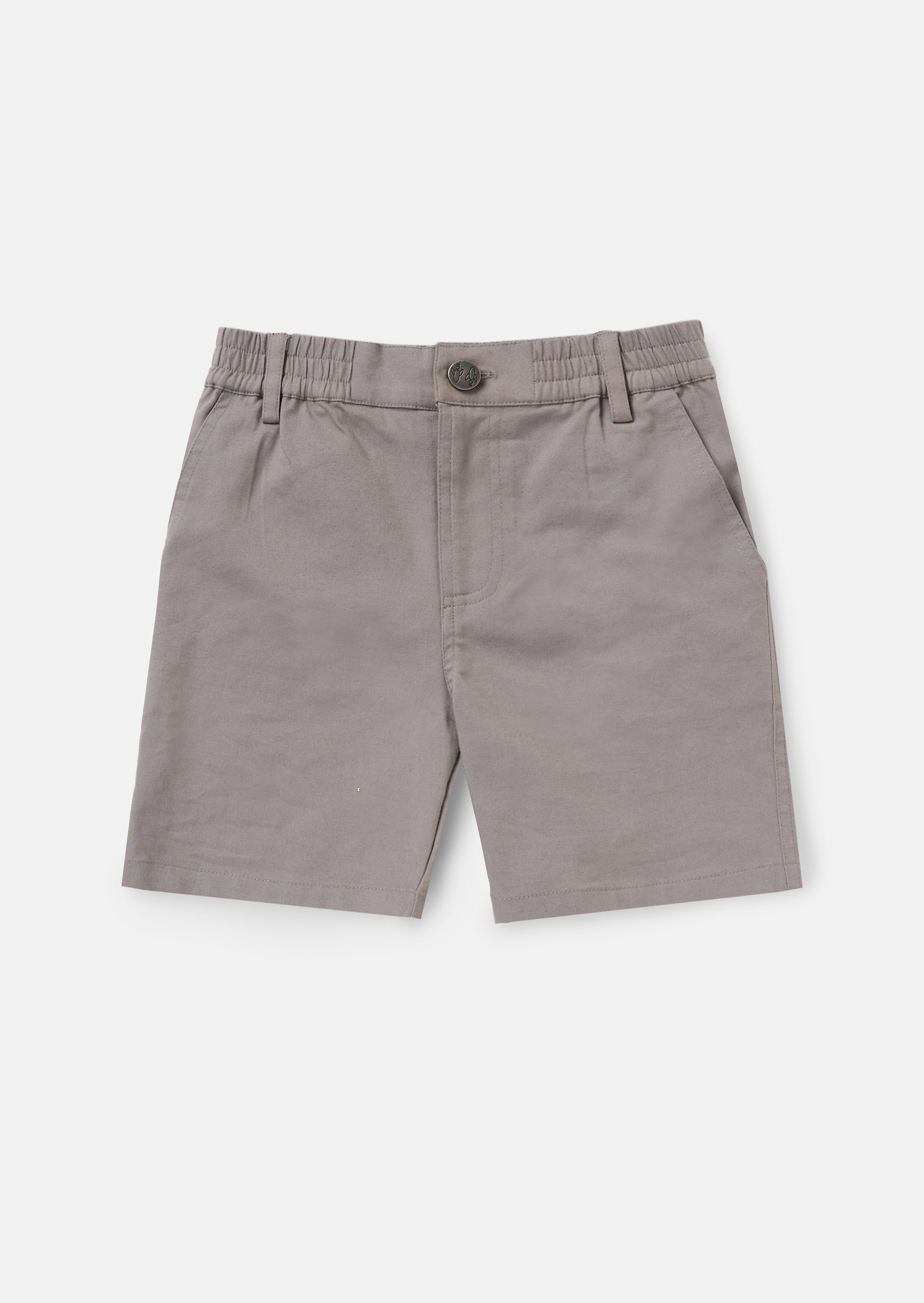 Short chino tissé gris Dylan