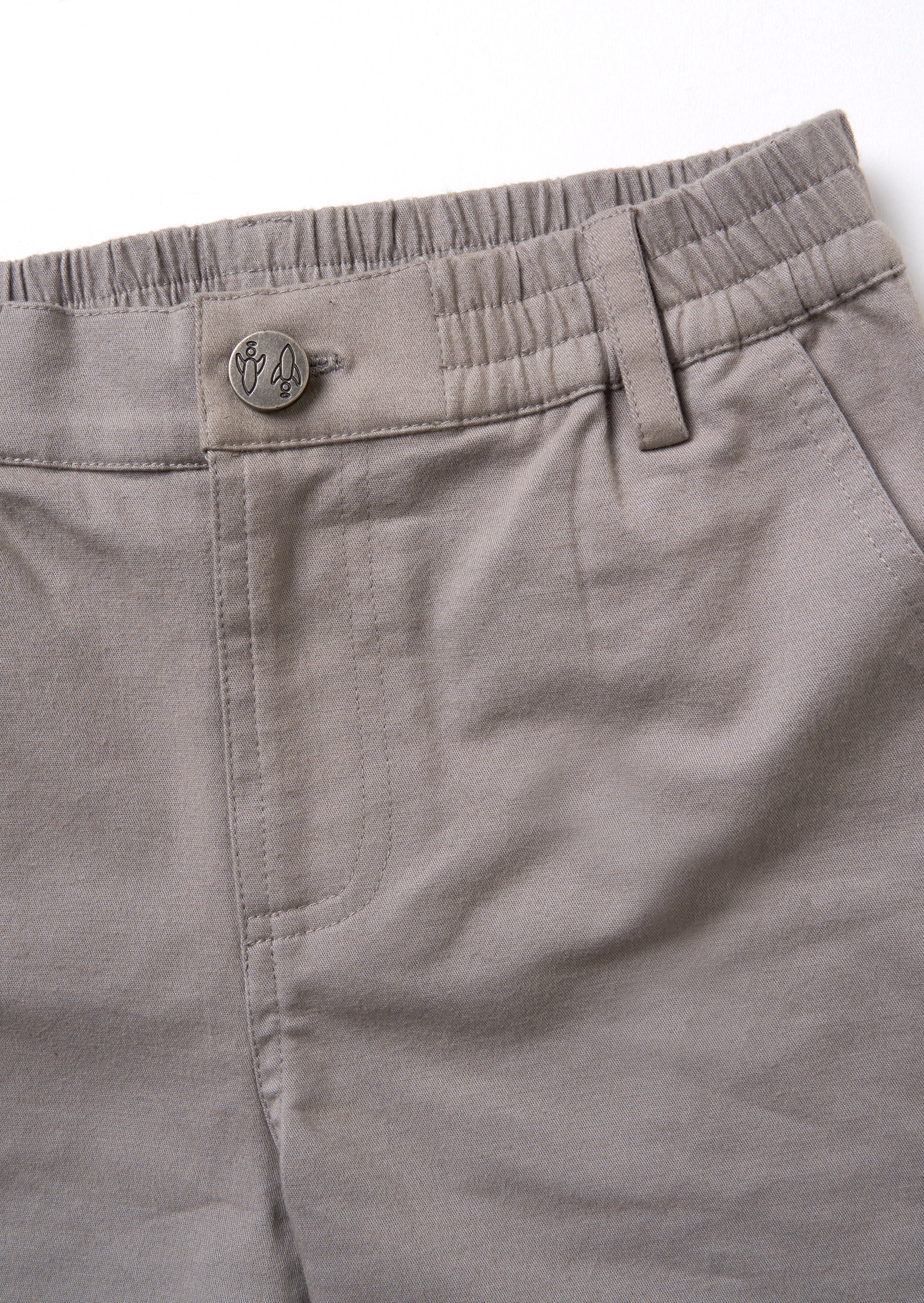 Short chino tissé gris Dylan
