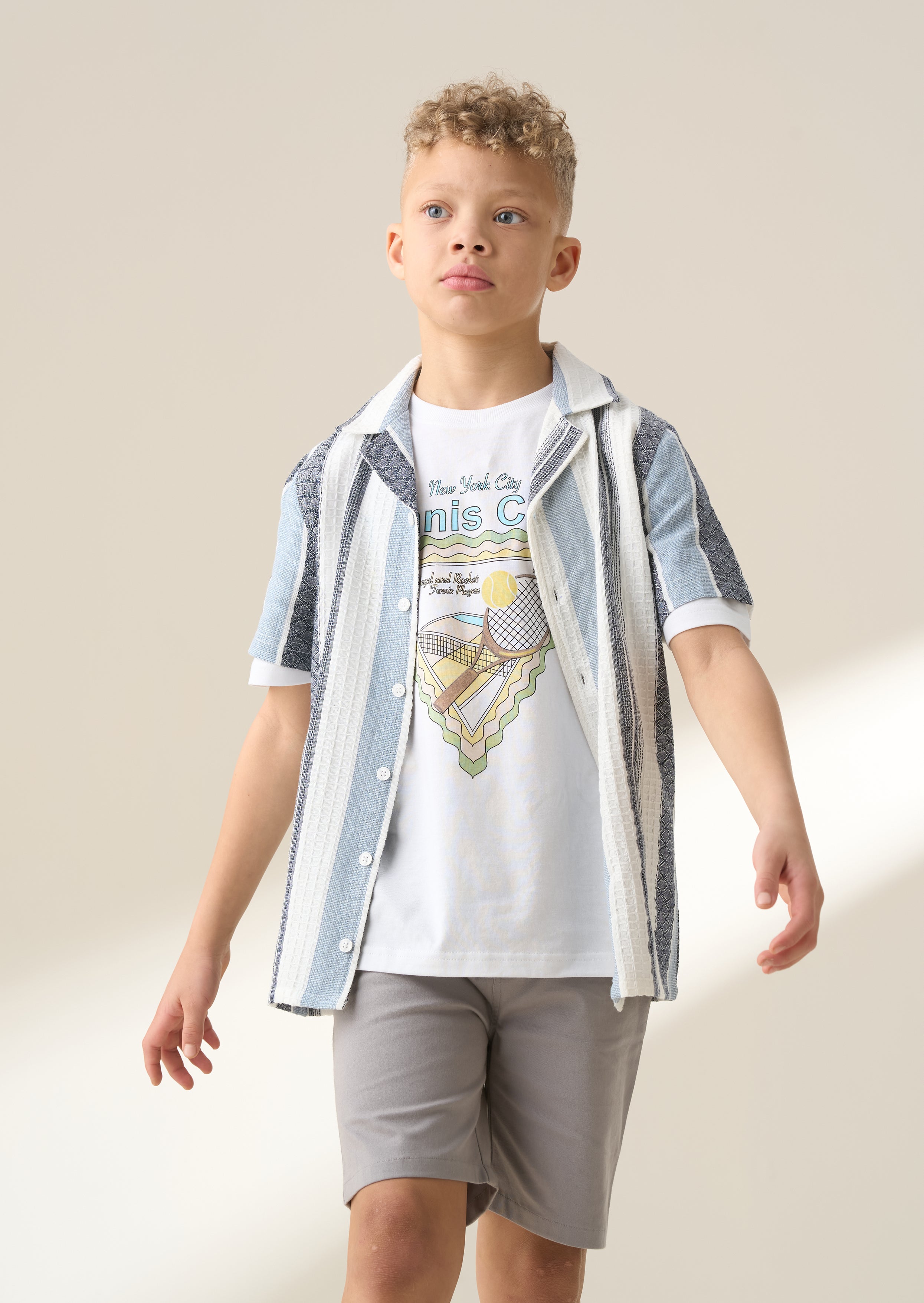 Short chino tissé gris Dylan