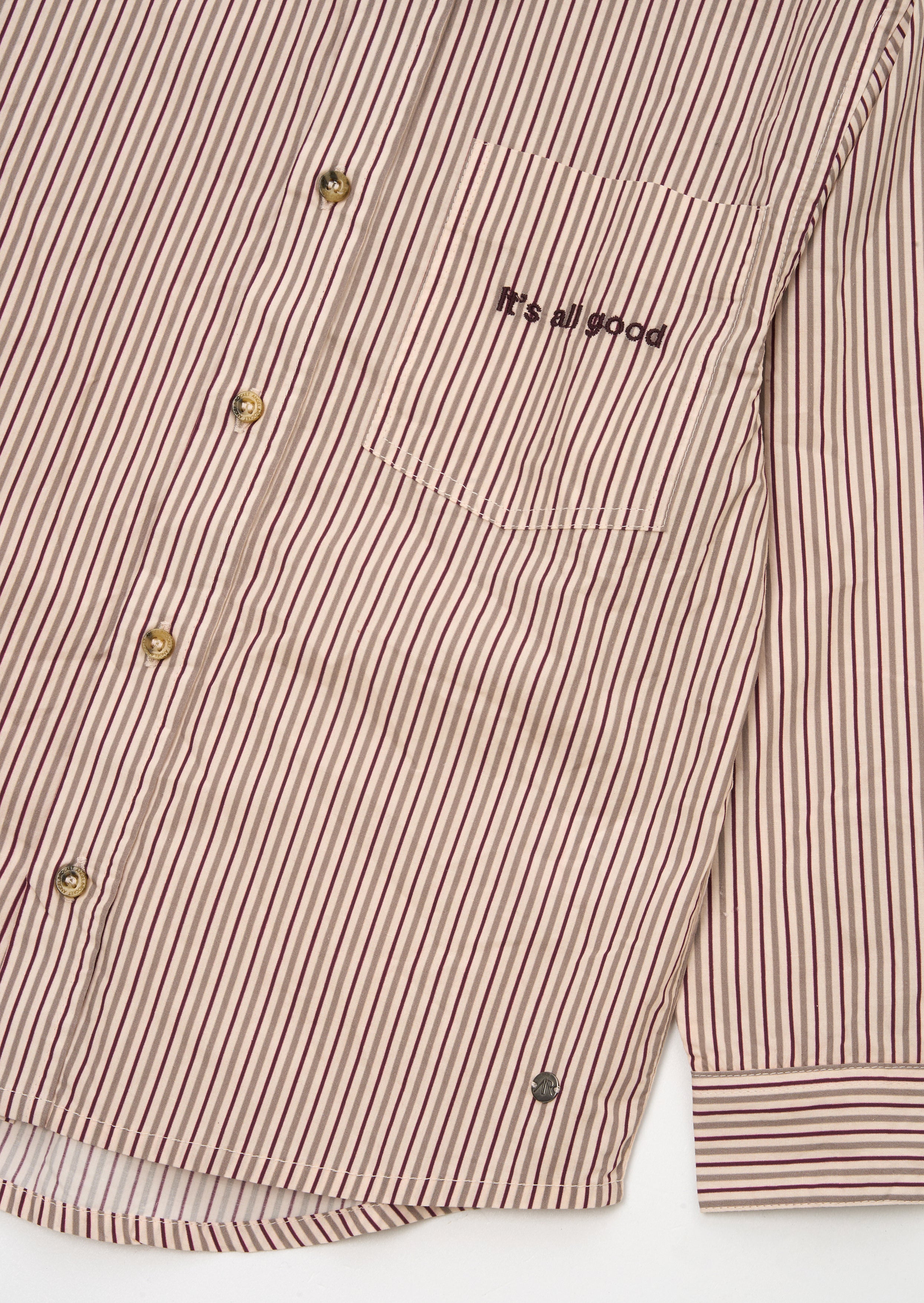 Chemise à fines rayures Aiden