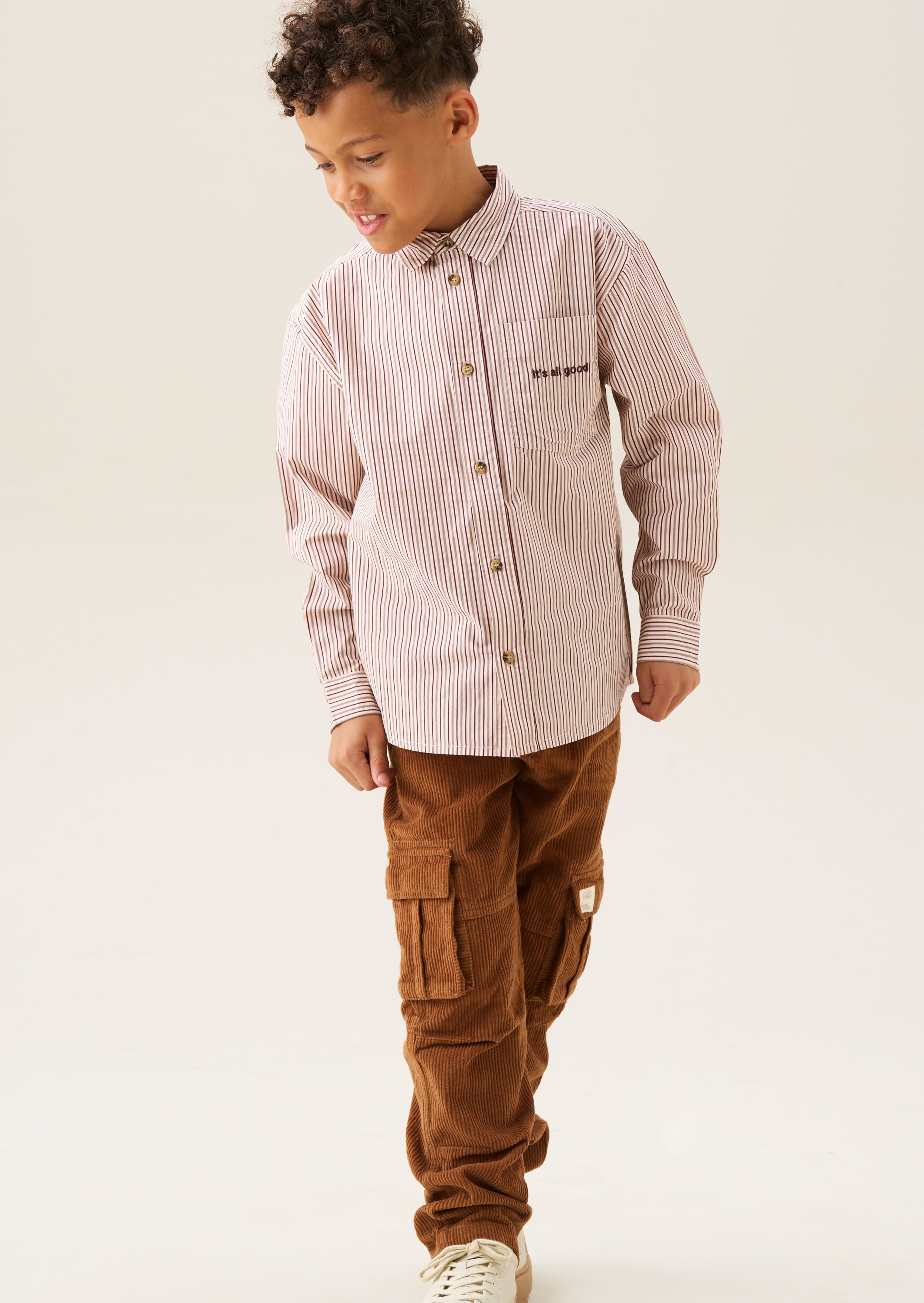 Chemise à fines rayures Aiden