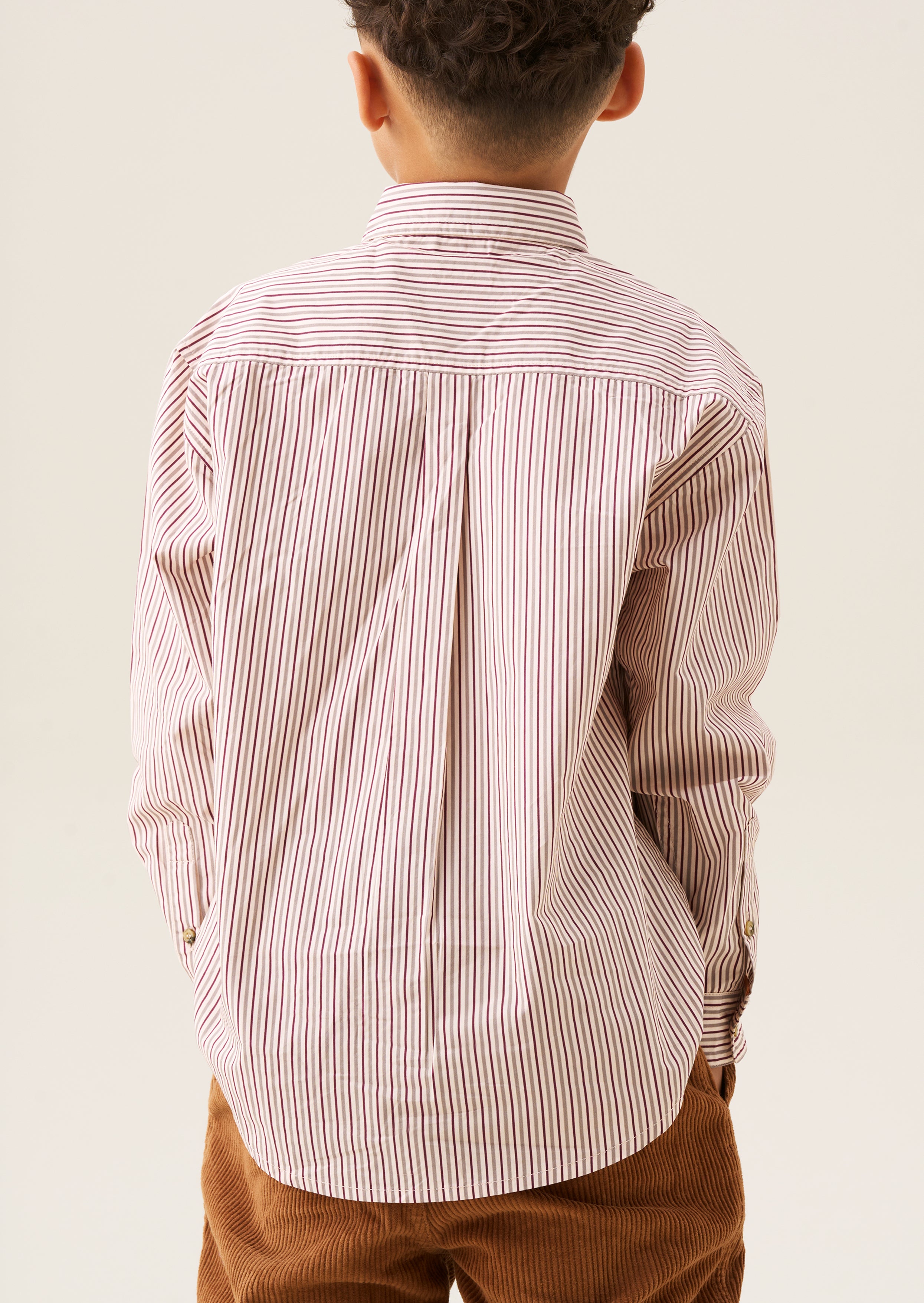 Chemise à fines rayures Aiden