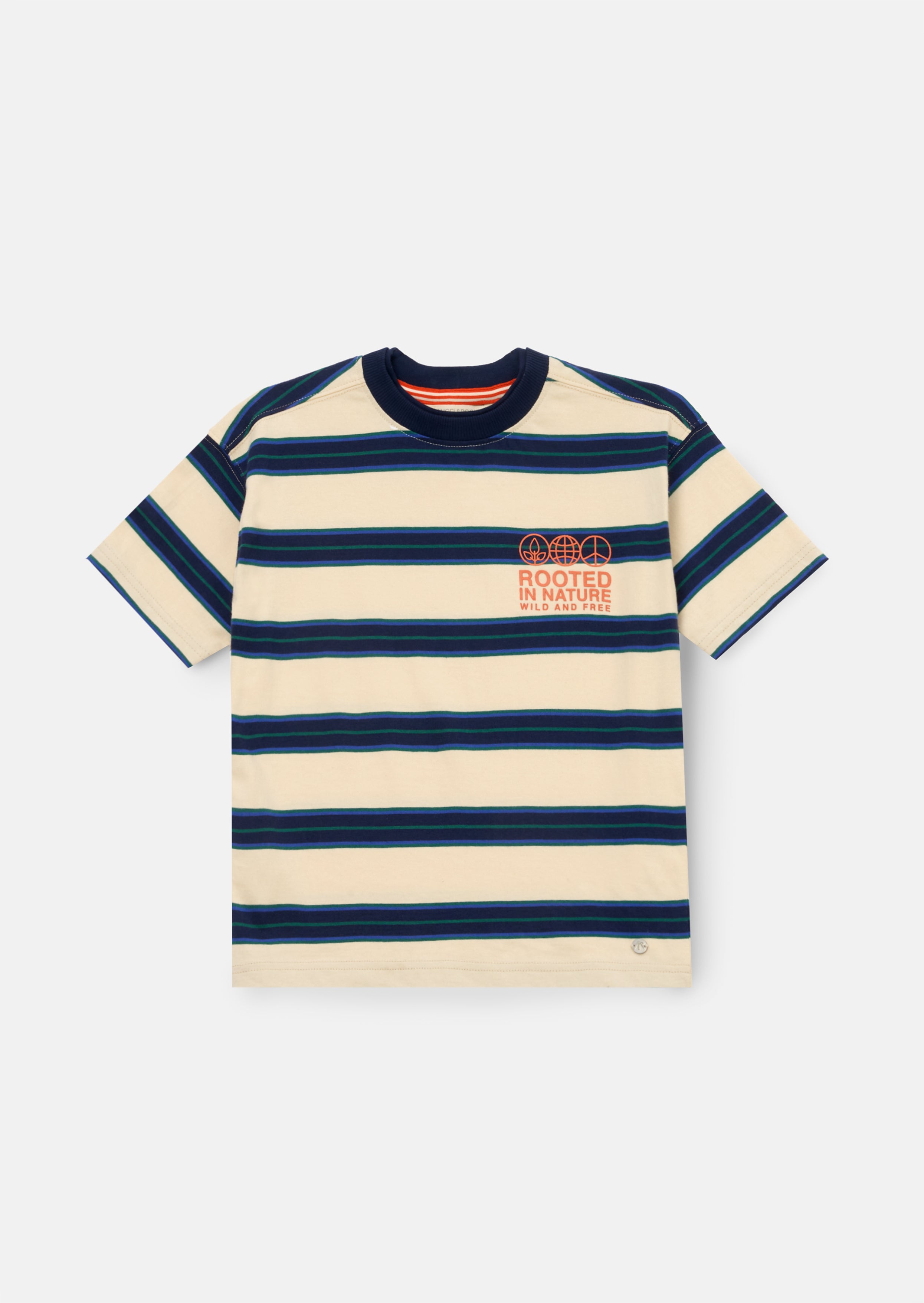 T-shirt rayé teint-teint Jayden
