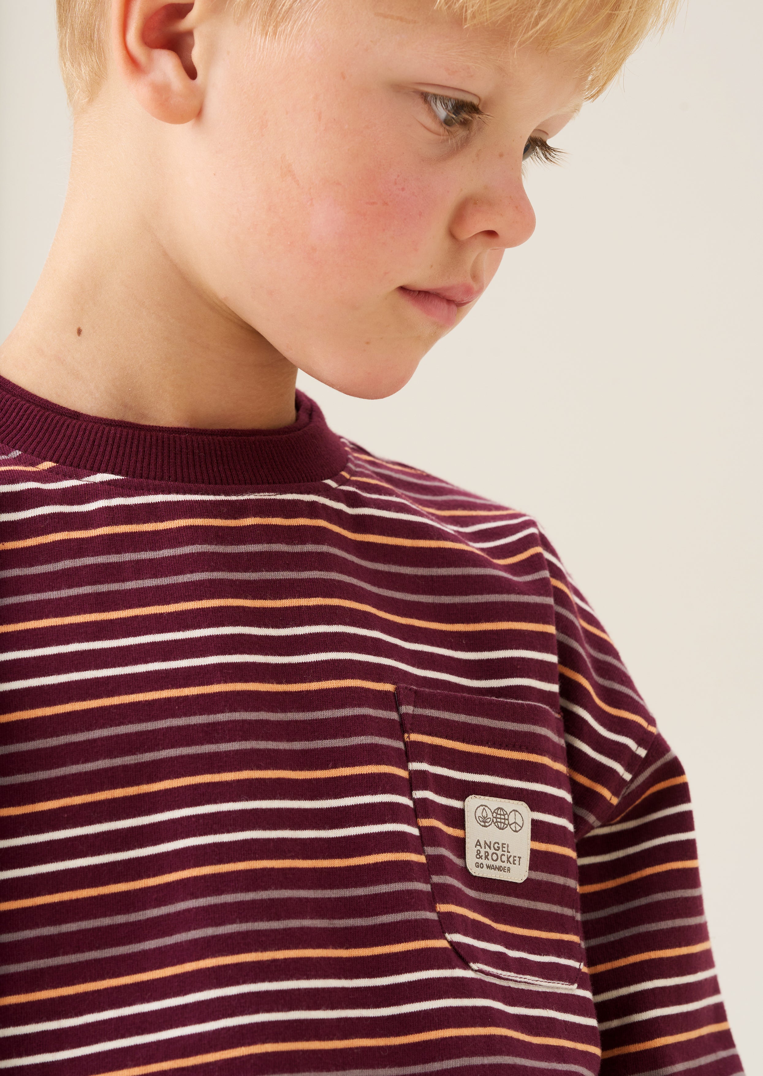 T-shirt rayé teint fil Brooks