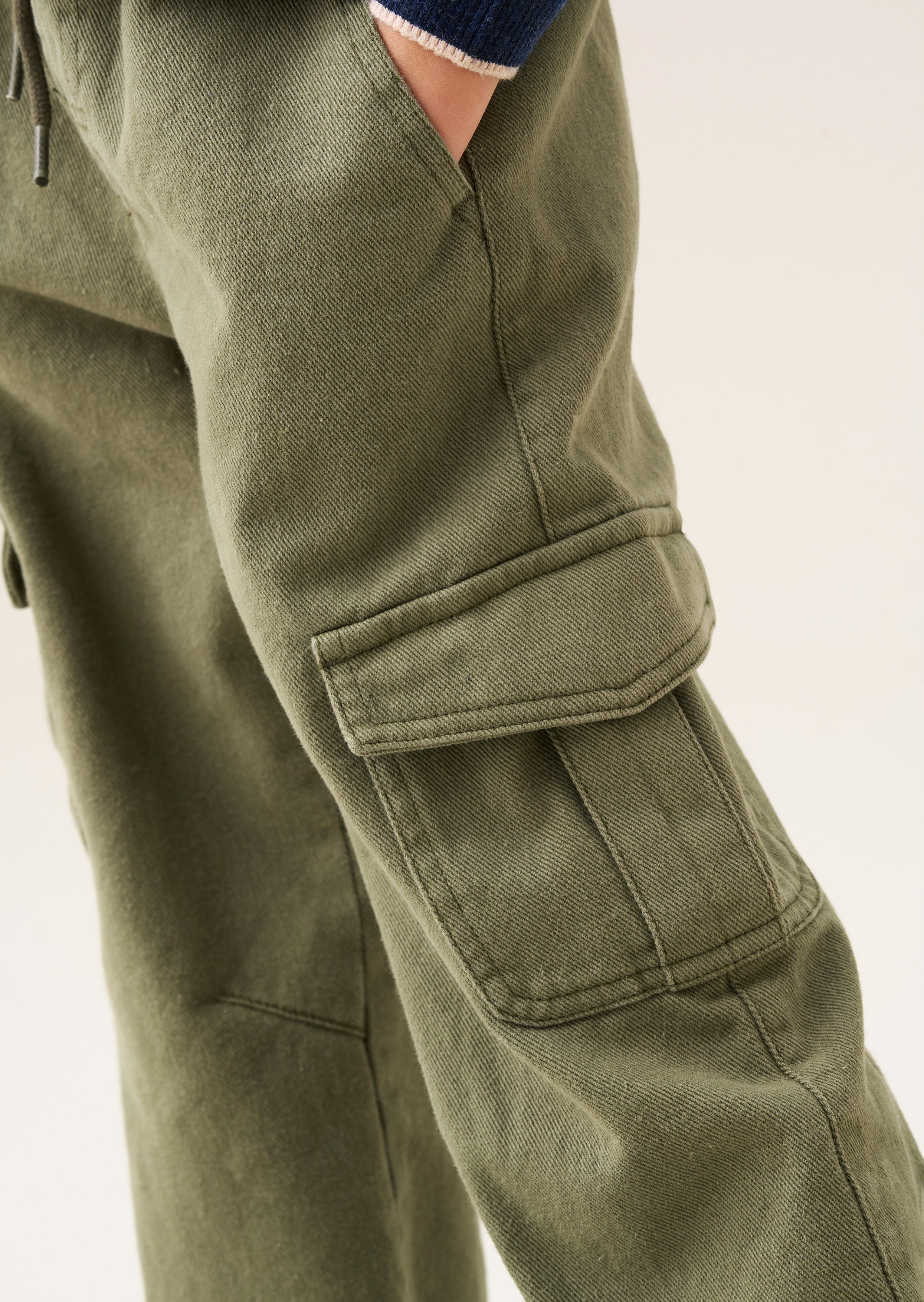 Pantalons cargo en sergé lourd Ryan