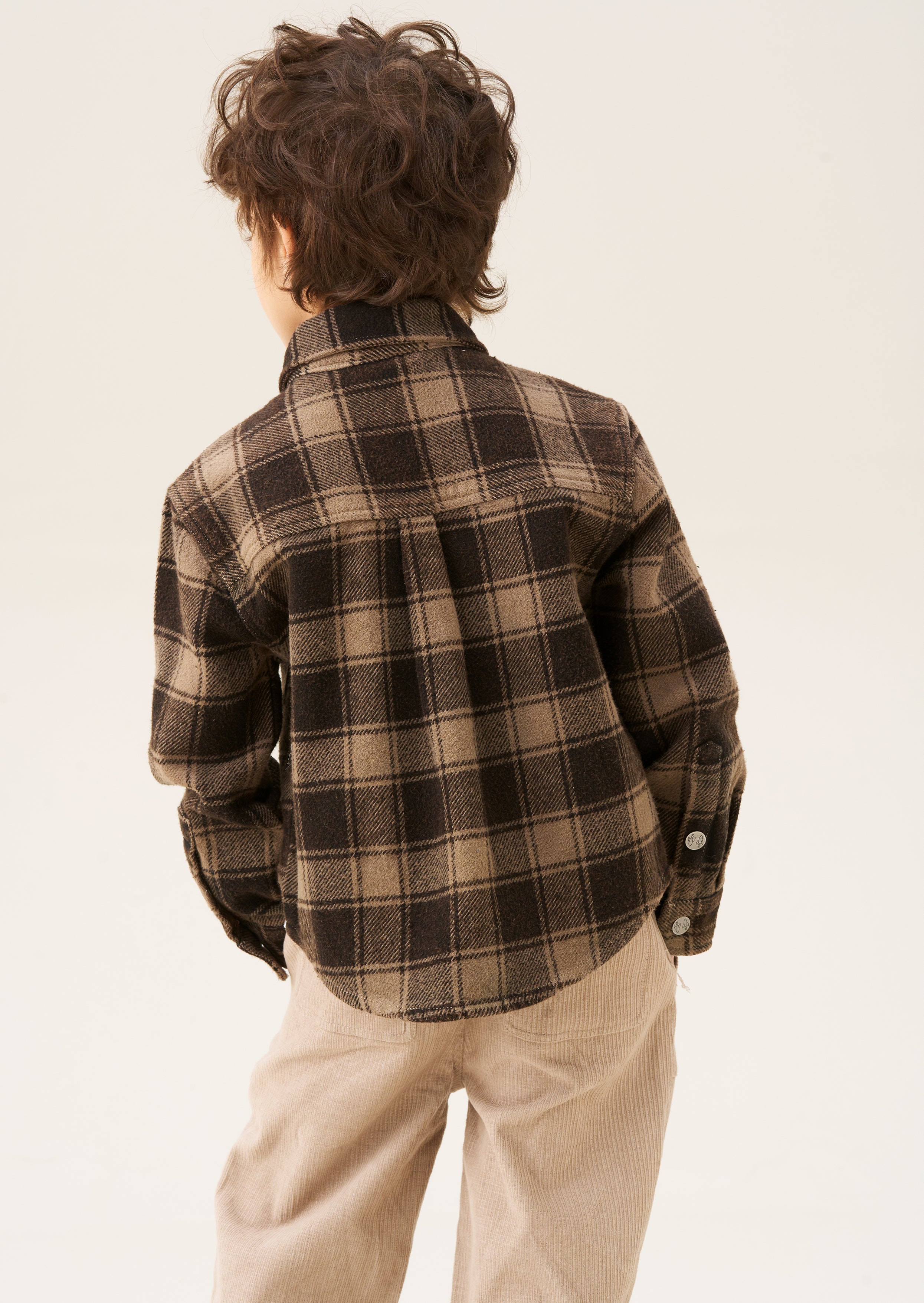 Jaxon Washed Plaid Shirt - Green