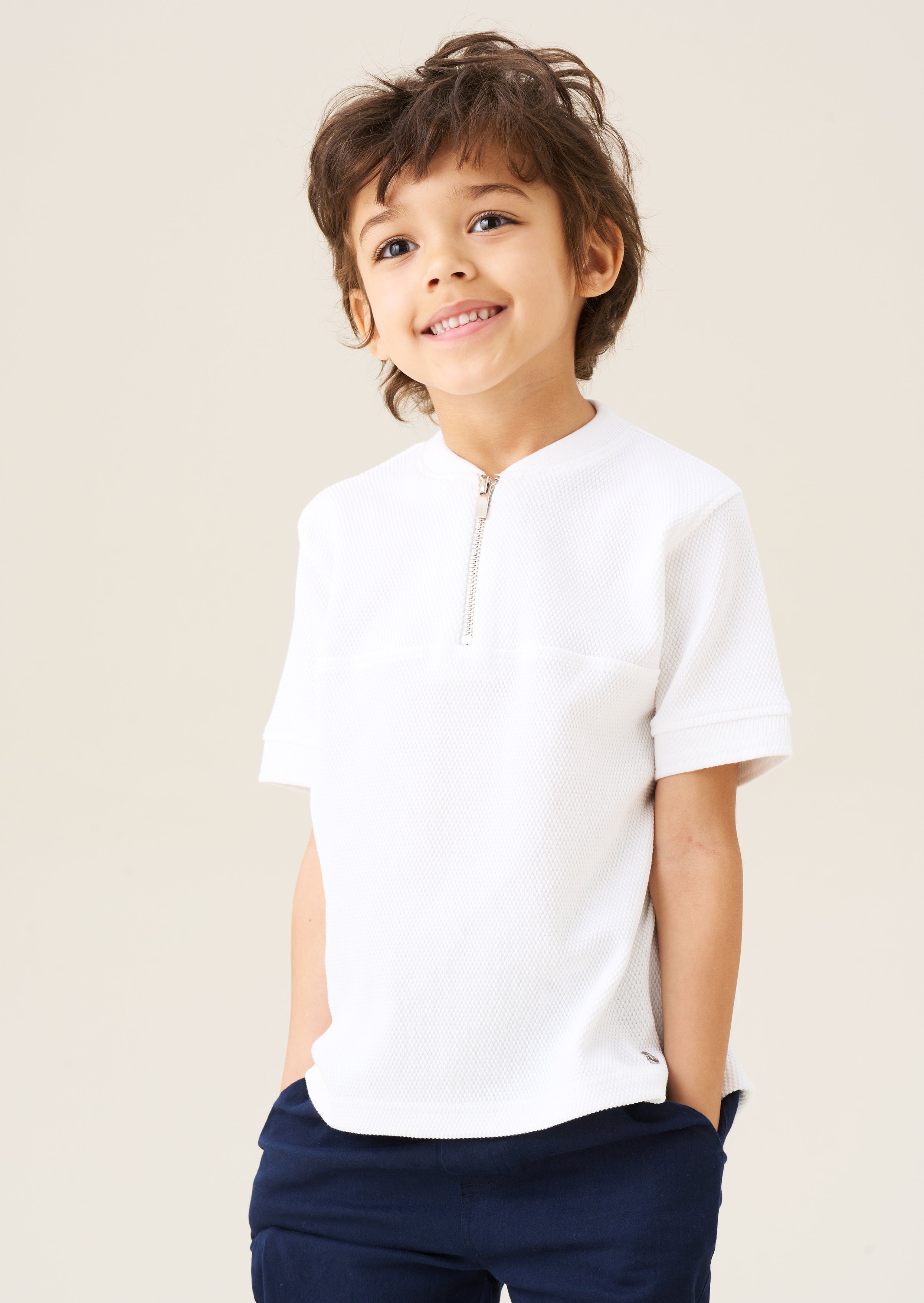 Jose Varsity Kragen Polohemd