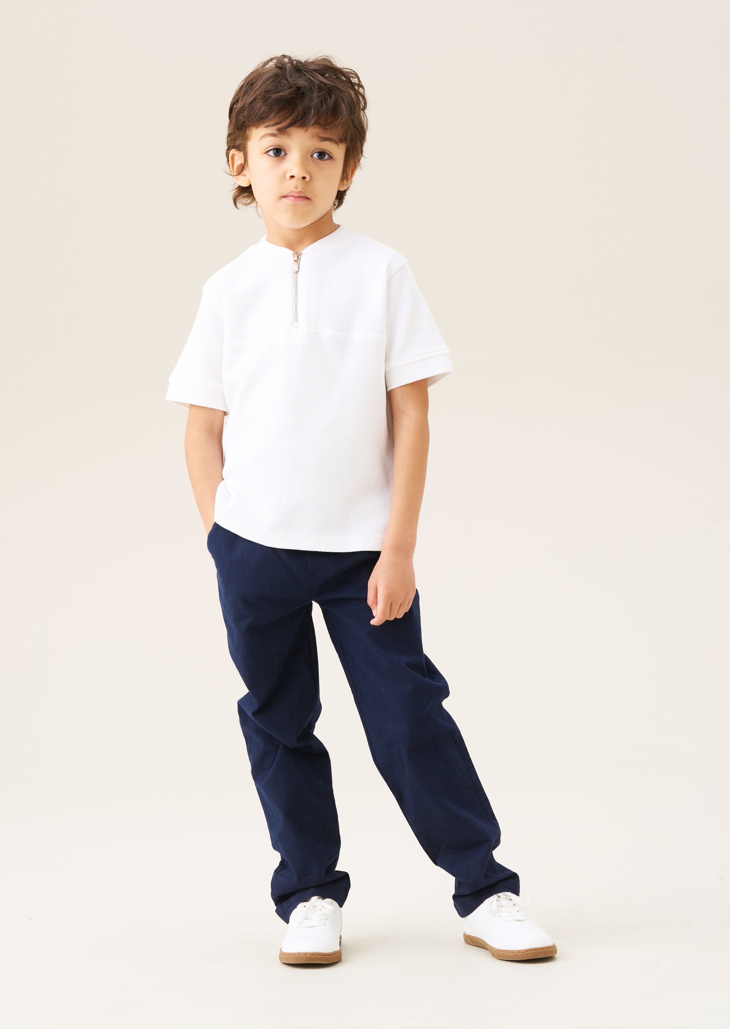 Jose Varsity Kragen Polohemd
