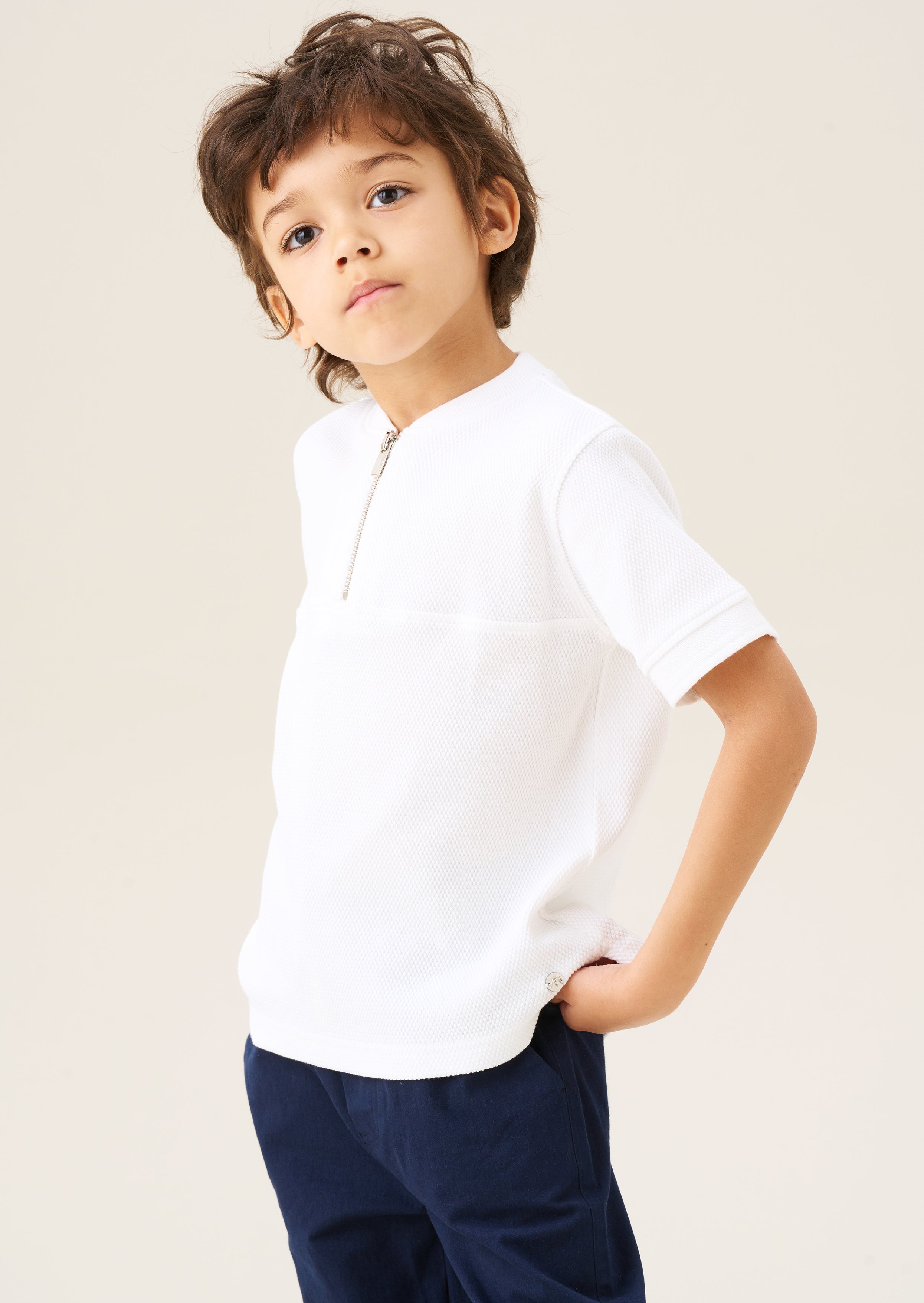 Jose Varsity Kragen Polohemd
