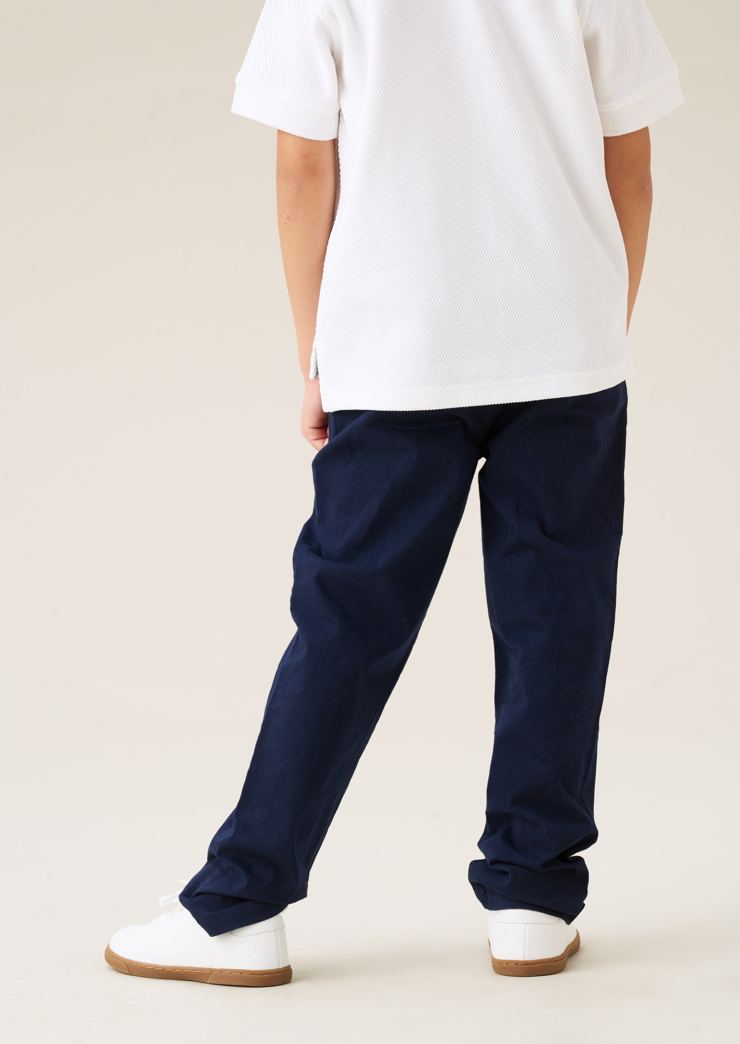 Pantalon en sergé de coton Colton