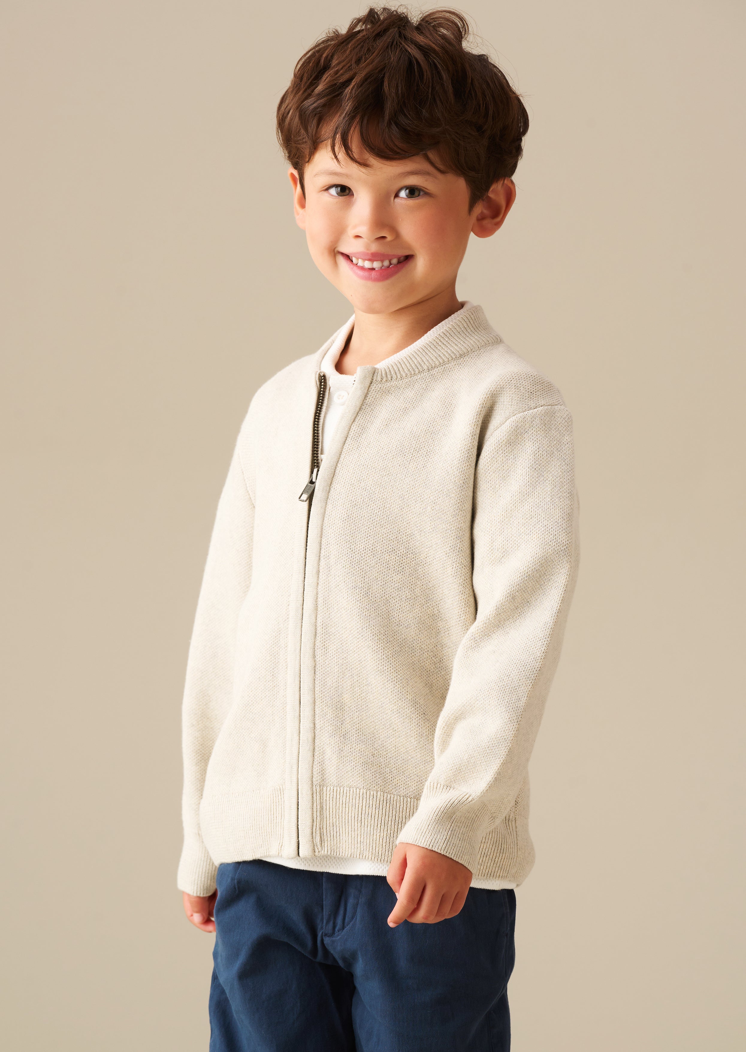 Max Zip Through Knit Jacket