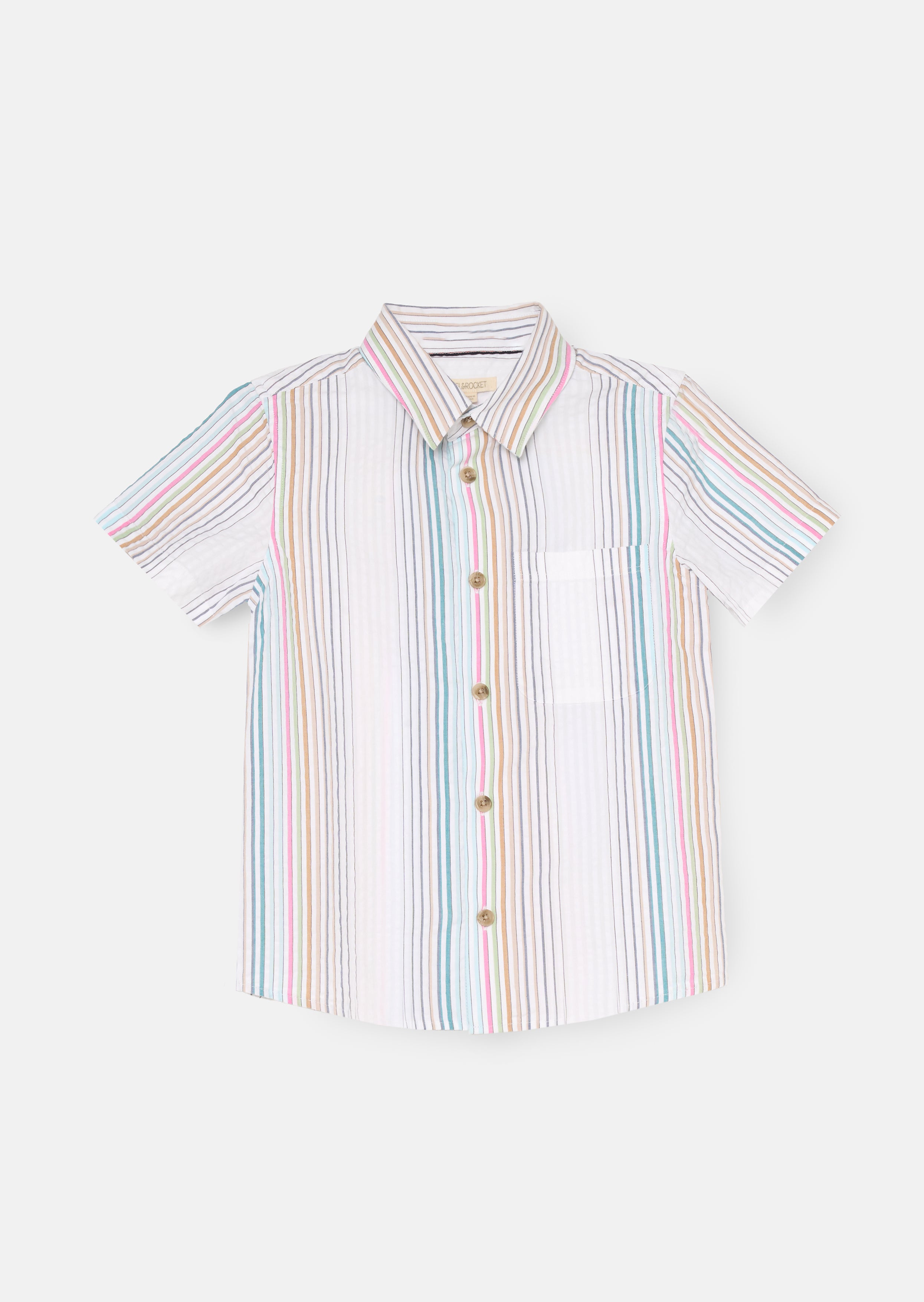 Cole Seersucker Stripe Shirt