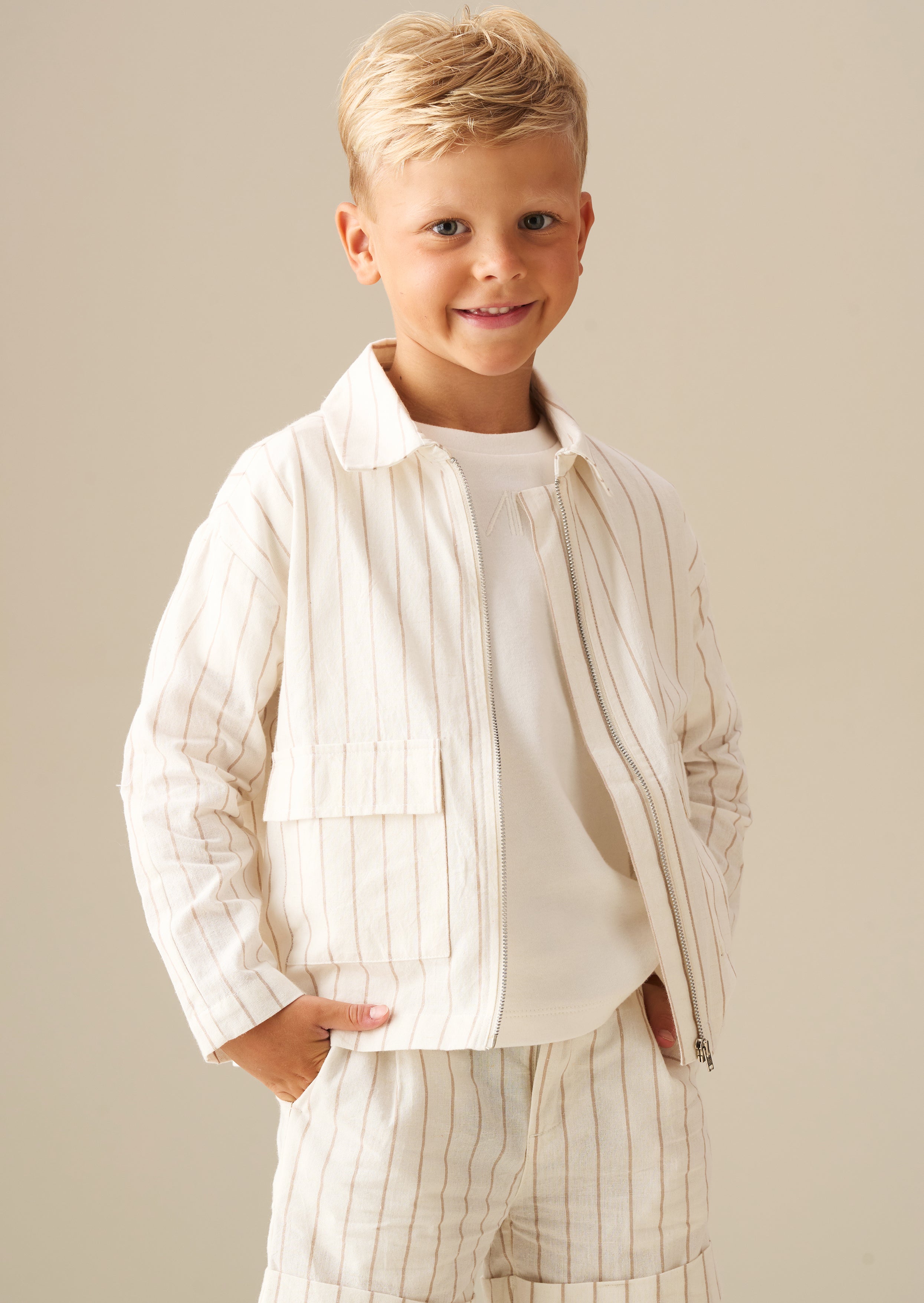 Jake Ticking Stripe Jacket