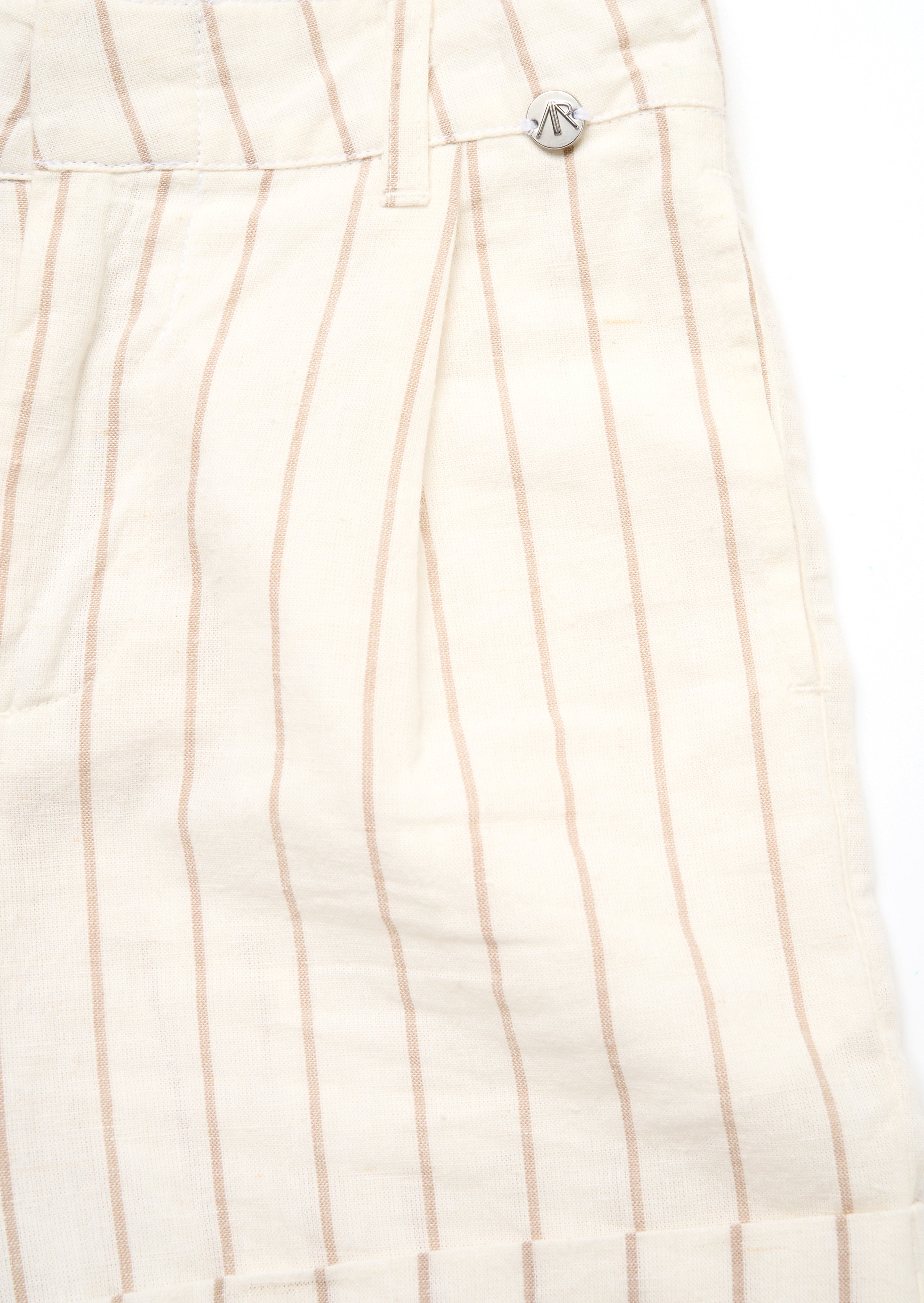 Jake Turn Up Stripe Suit Short