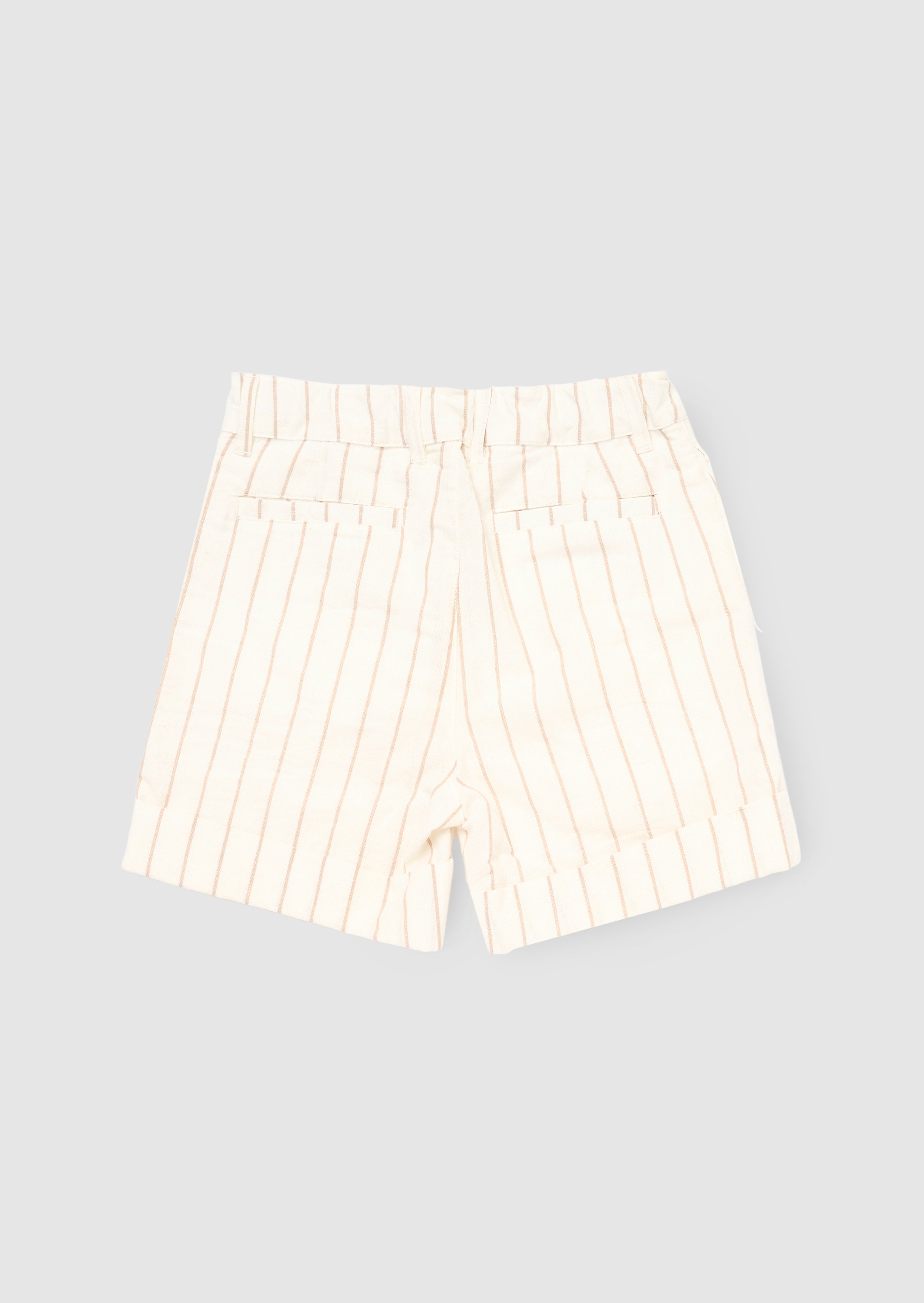 Jake Turn Up Stripe Suit Short