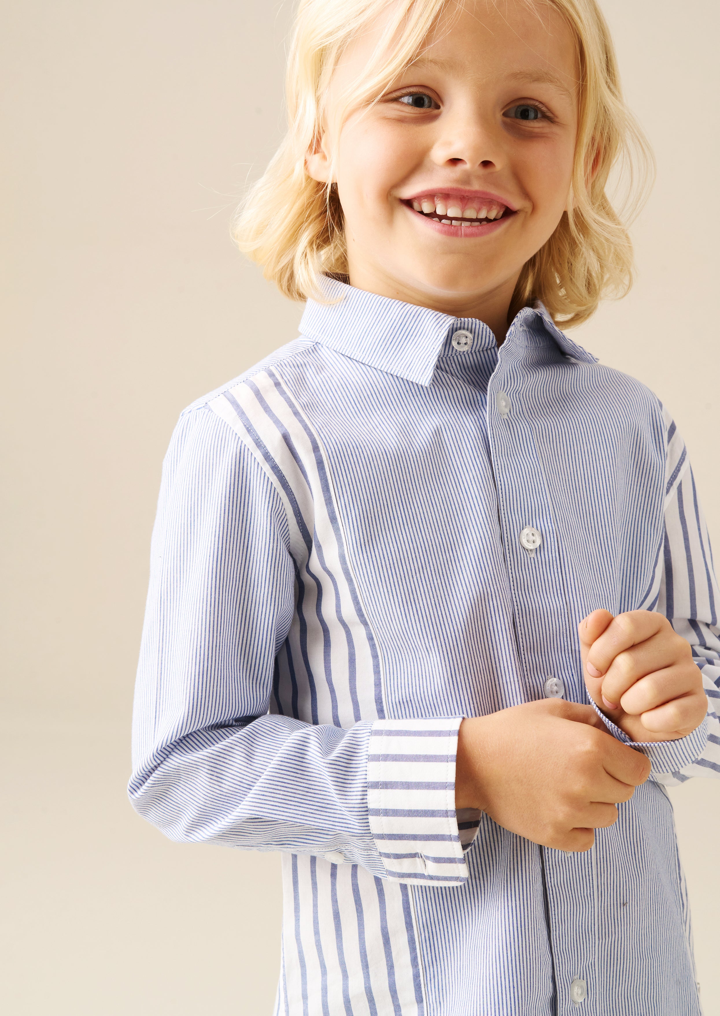 Camicia a righe Miles Cut & Sew