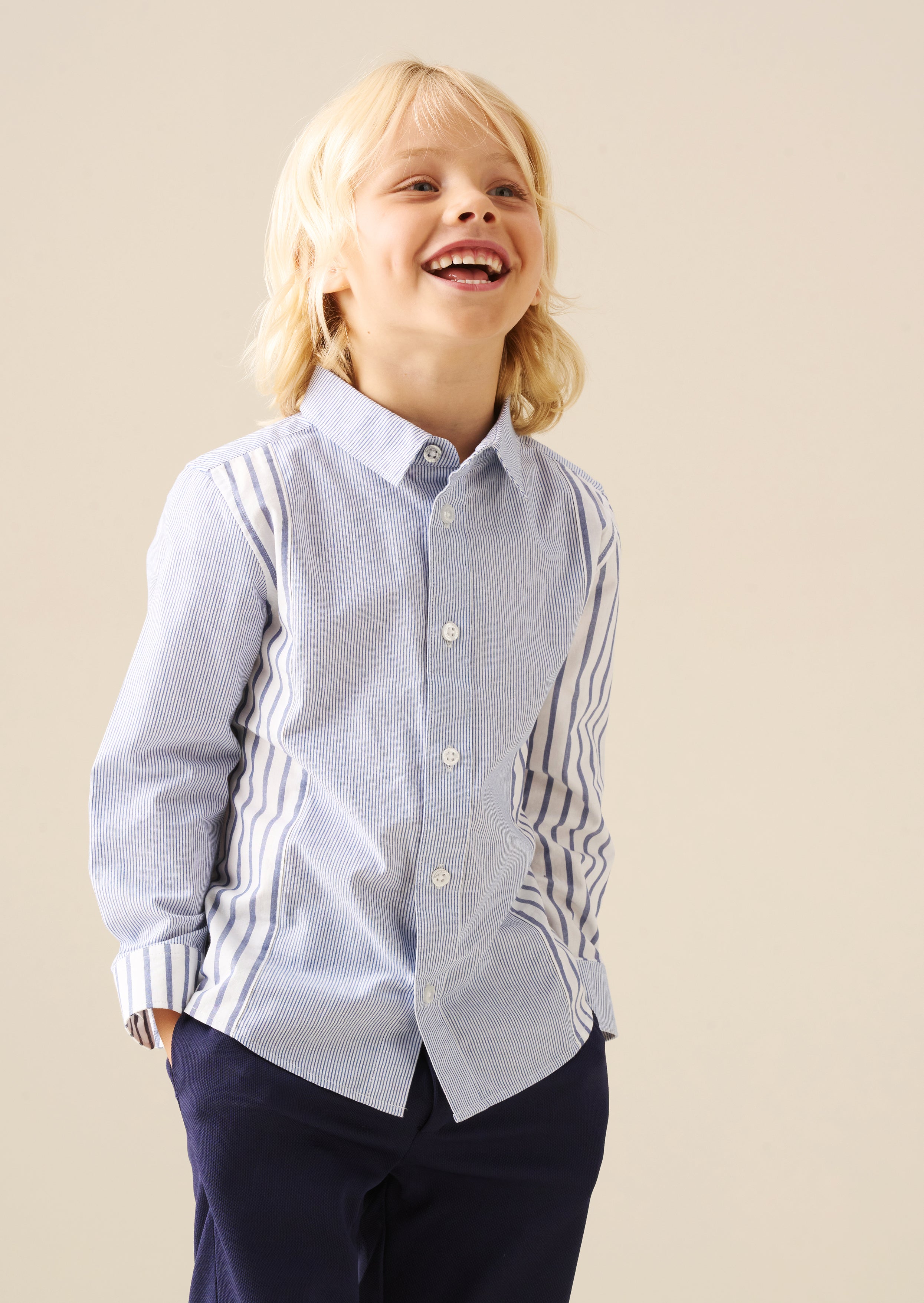 Camicia a righe Miles Cut & Sew