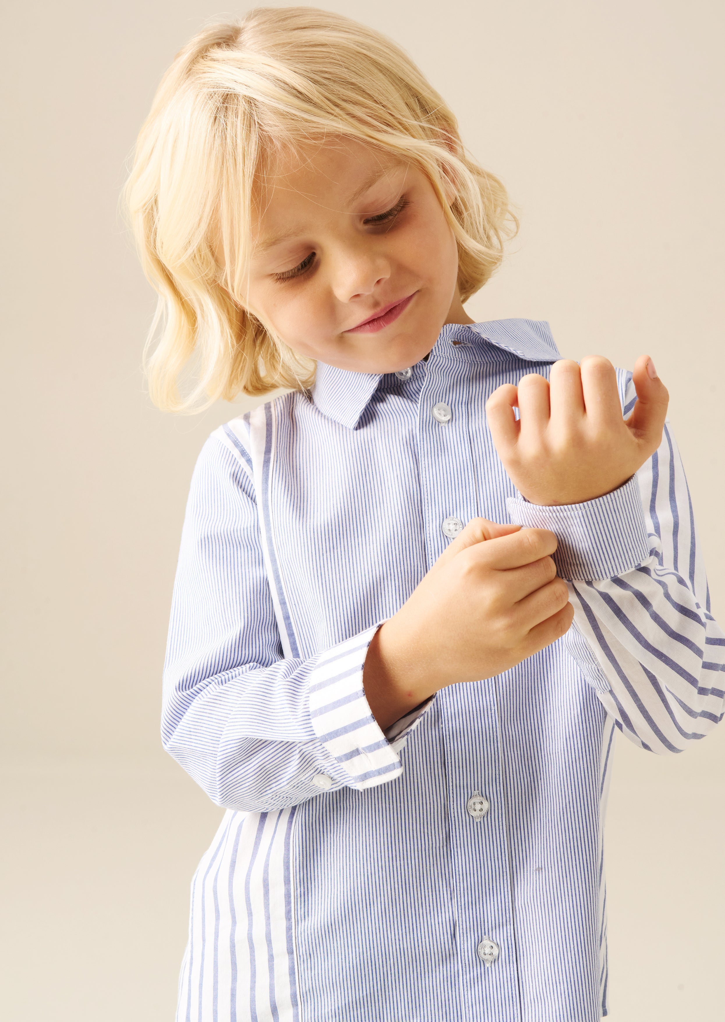 Camicia a righe Miles Cut & Sew