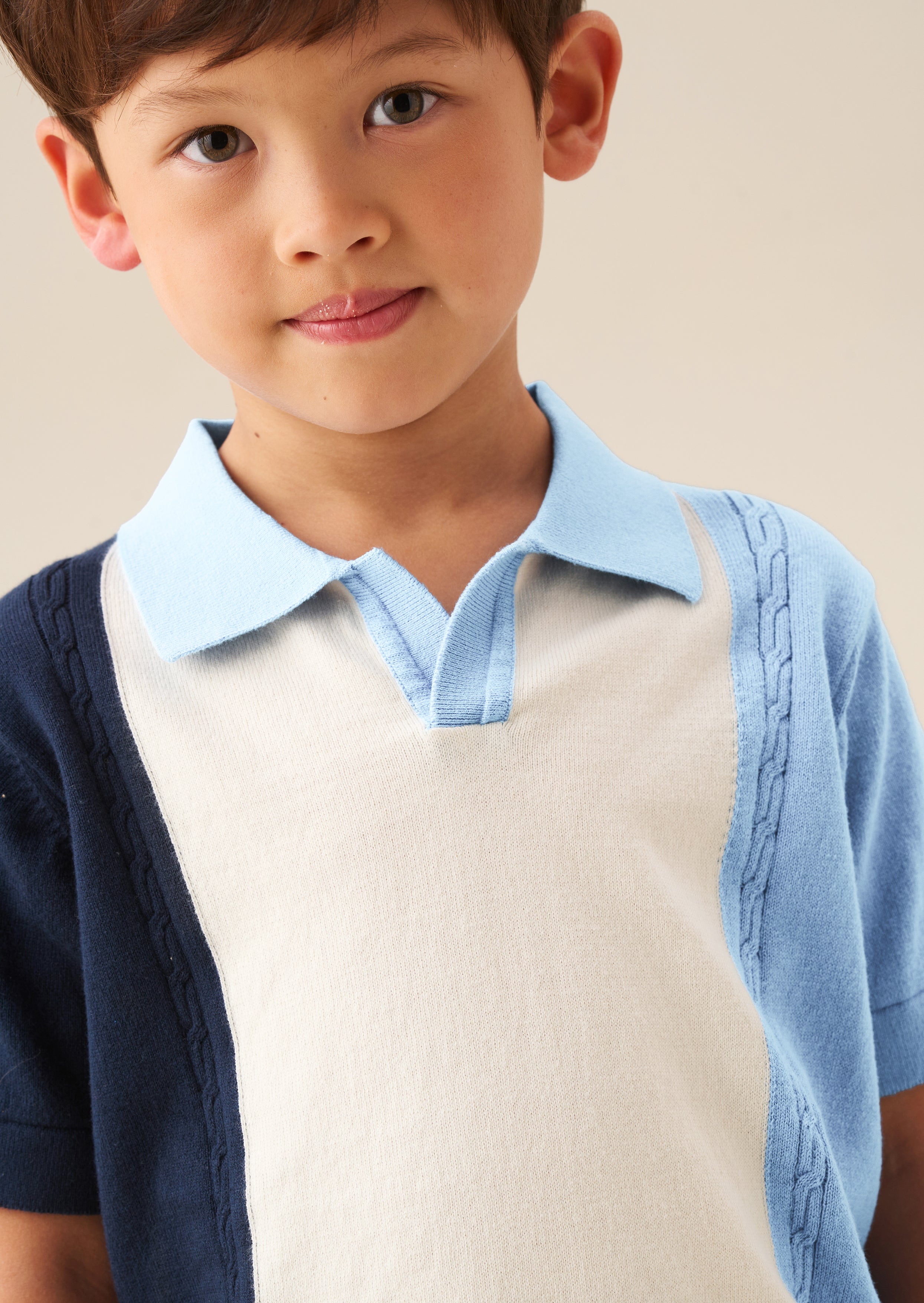 Ralph True Knit Colour Block Polo