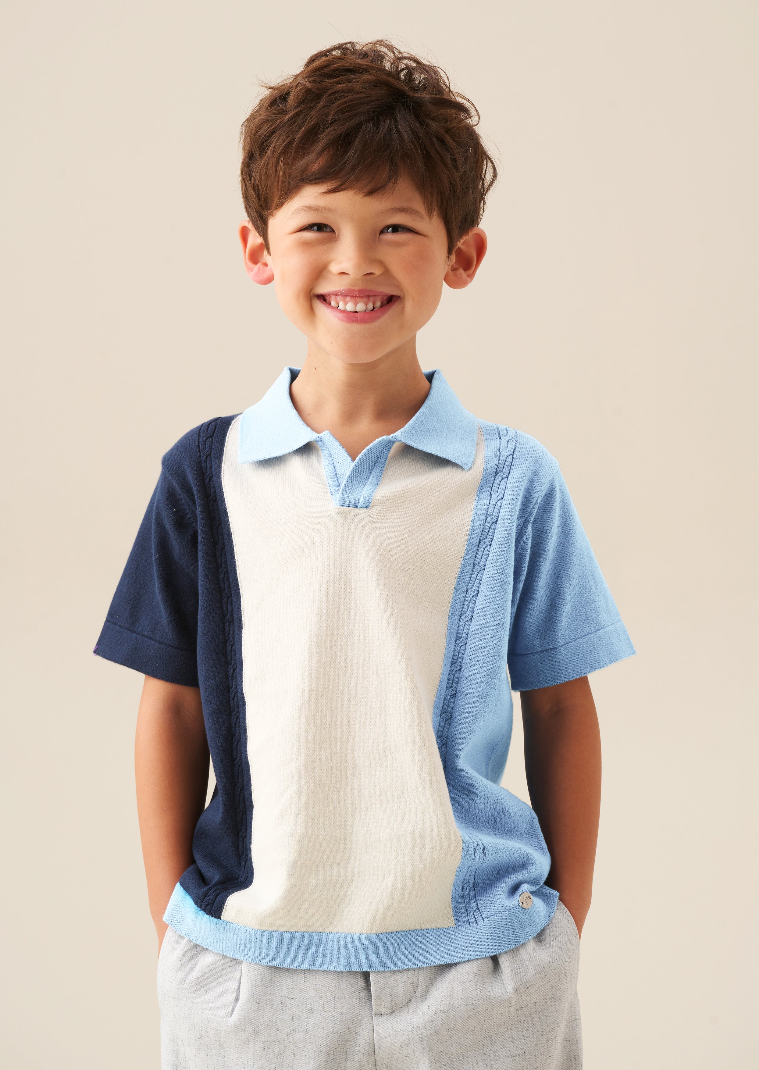 Ralph True Knit Colour Block Polo