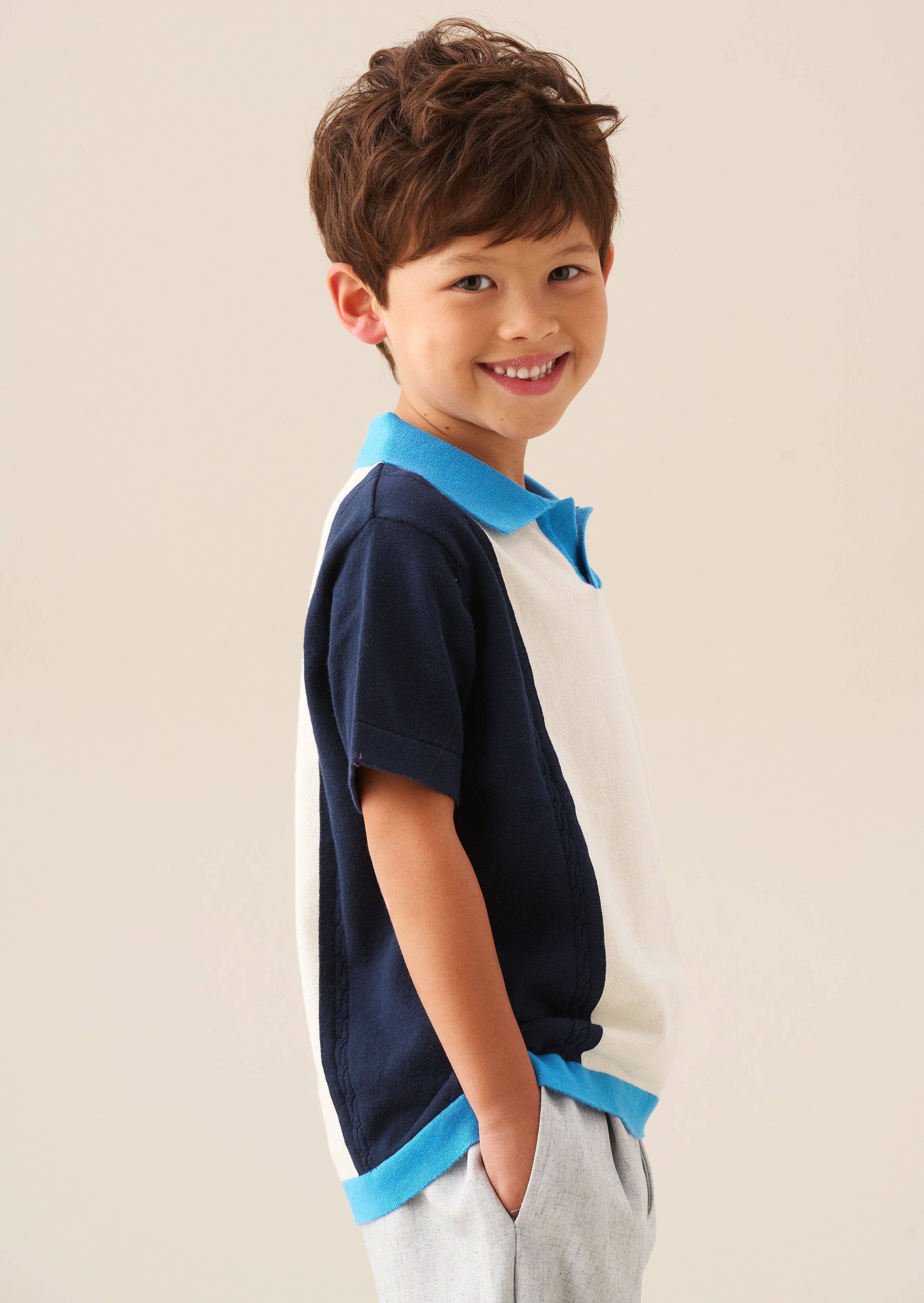 Ralph True Knit Colour Block Polo