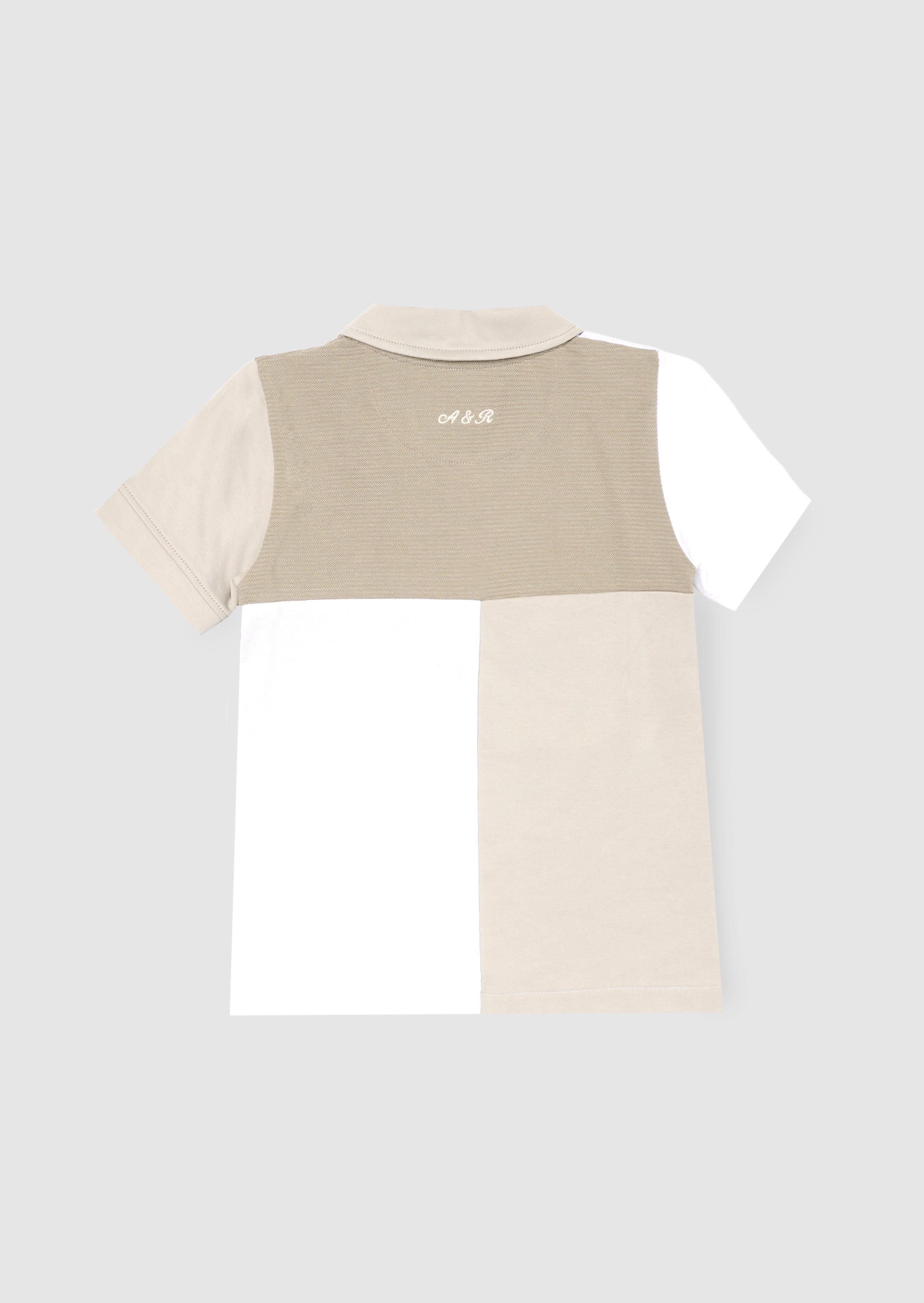 Xander Colour Block Zip Polo