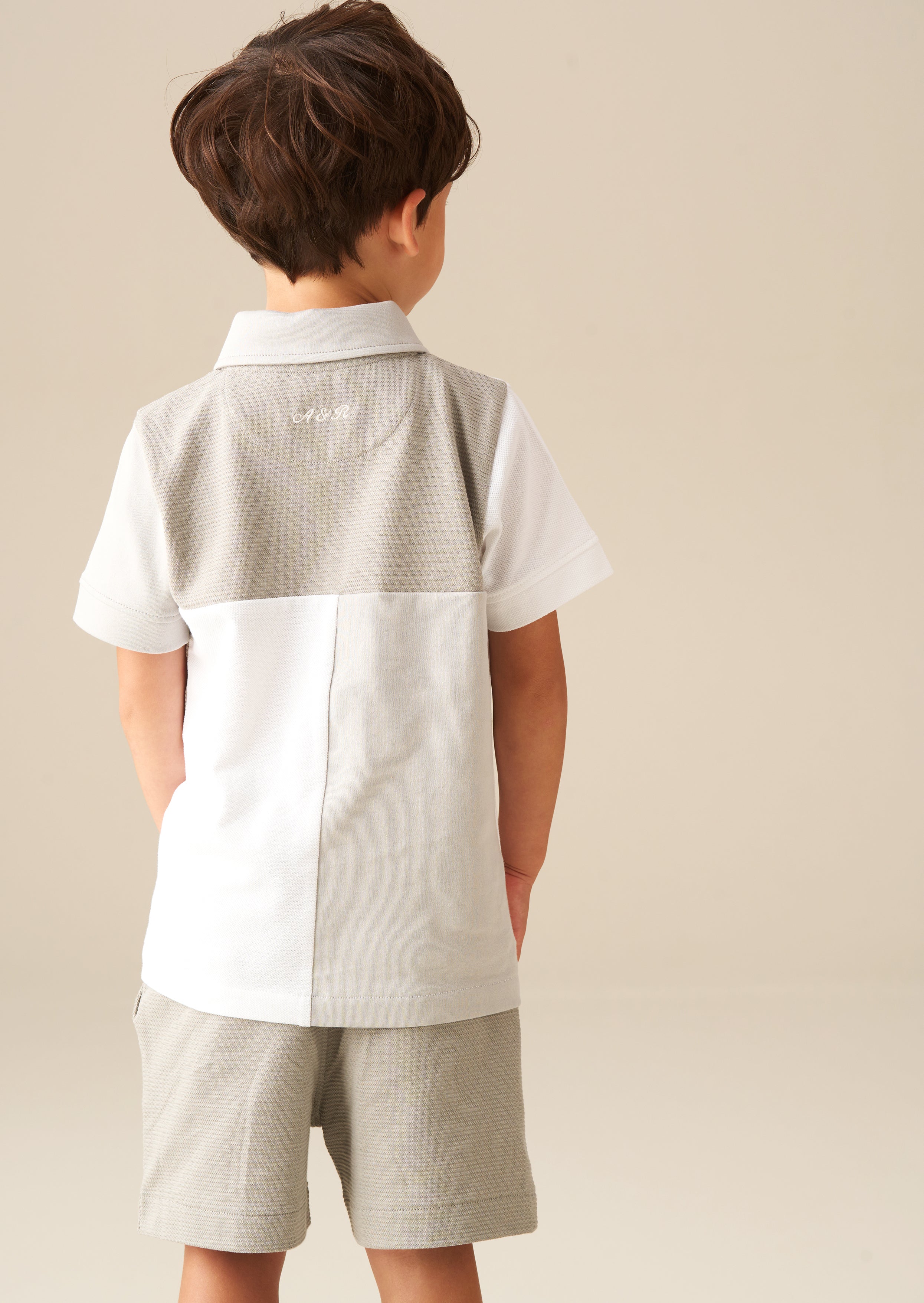 Xander Colour Block Zip Polo