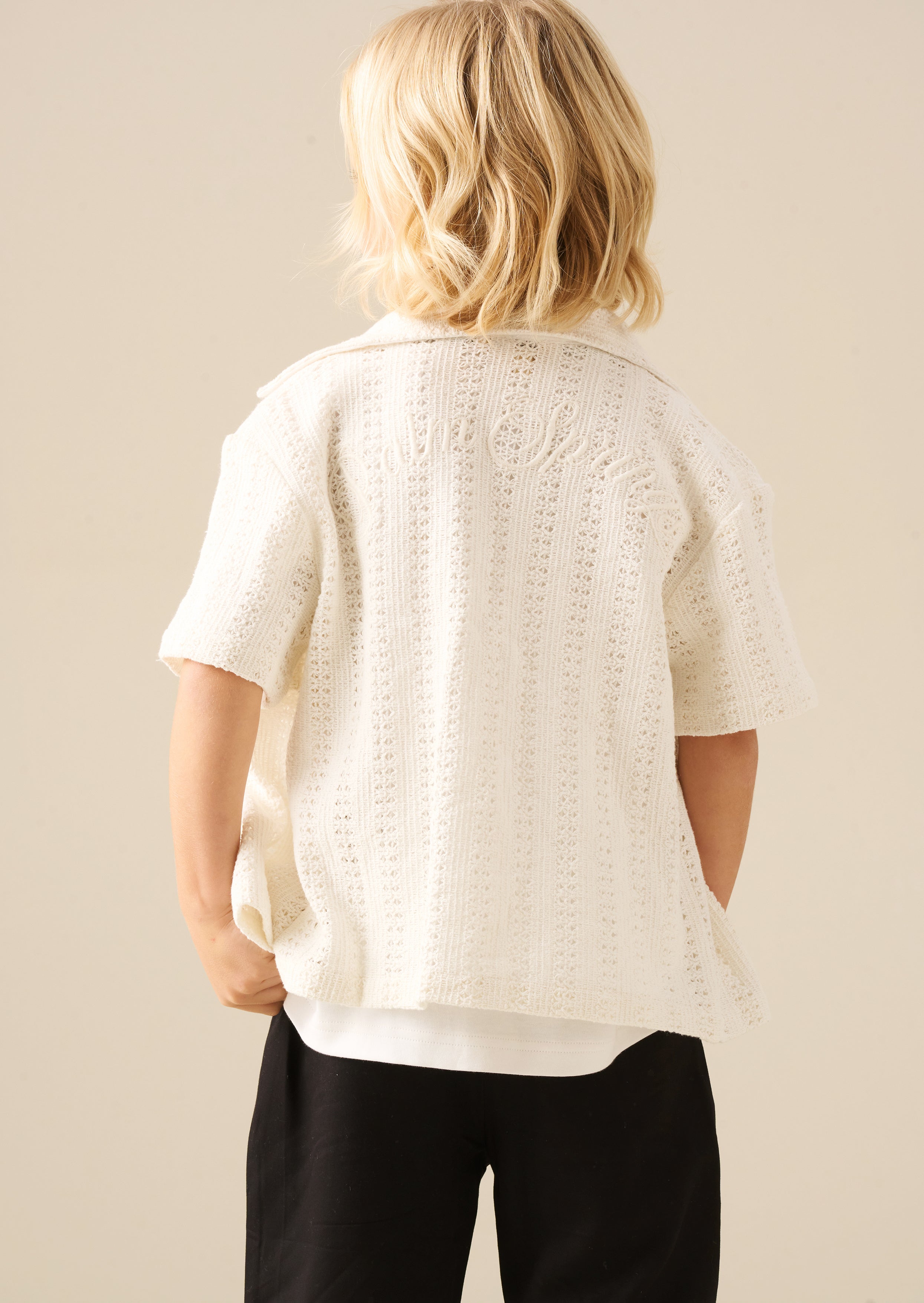 Bradley Crochet Embroidered Shirt