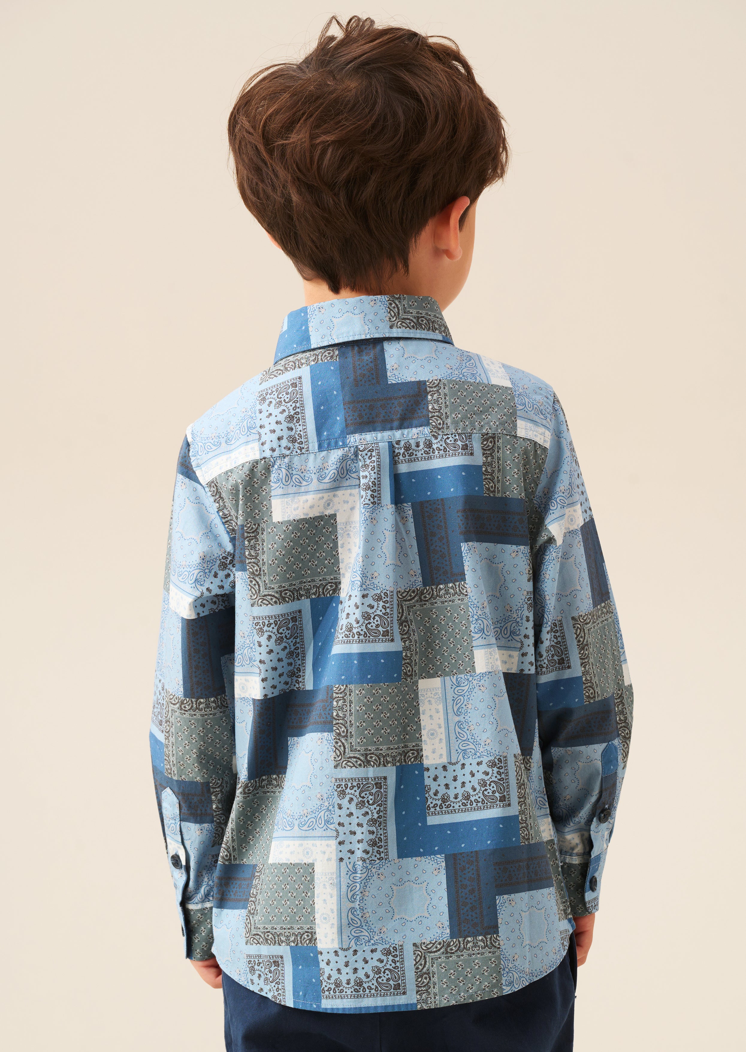 Bodhi Printed Chambray Shirt