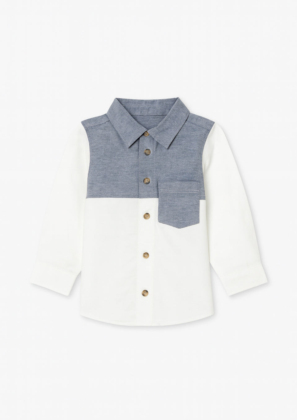 Heath Colour Block Oxford Shirt