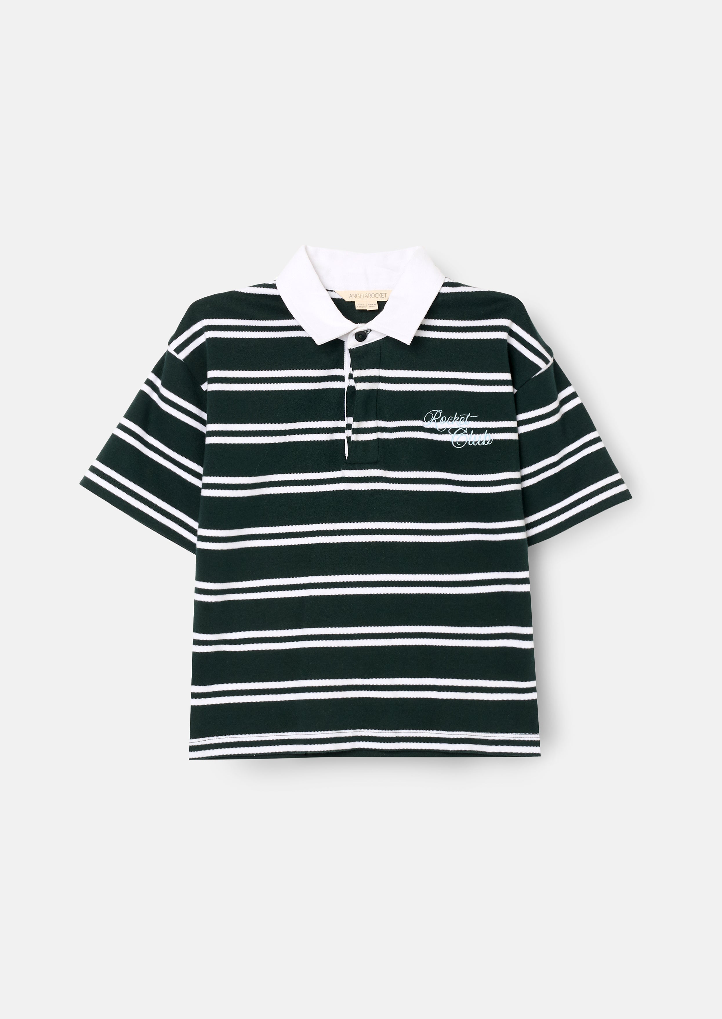 Rudy Textured Striped Boxy Rugby