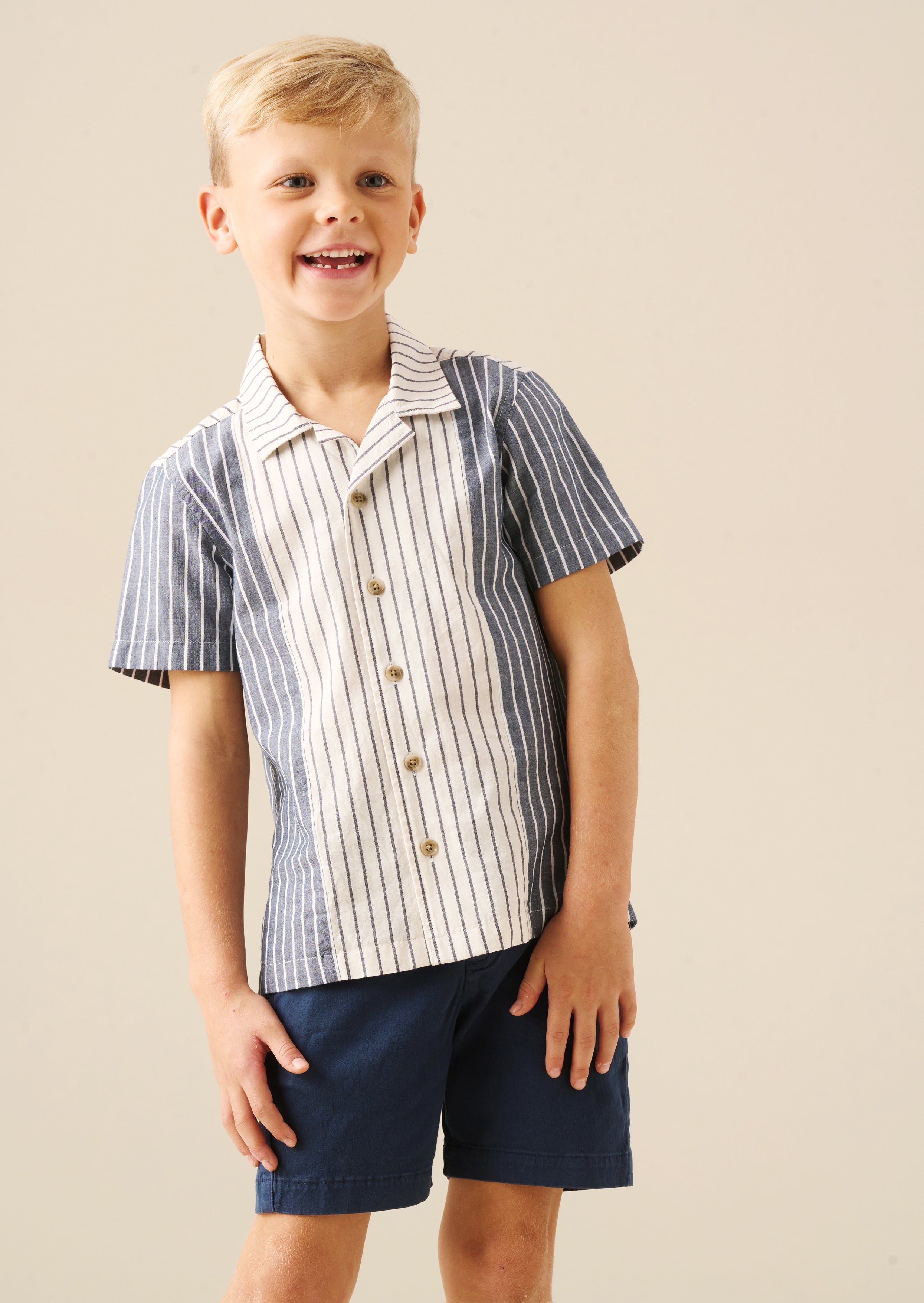 Quinn Navy Chino Short