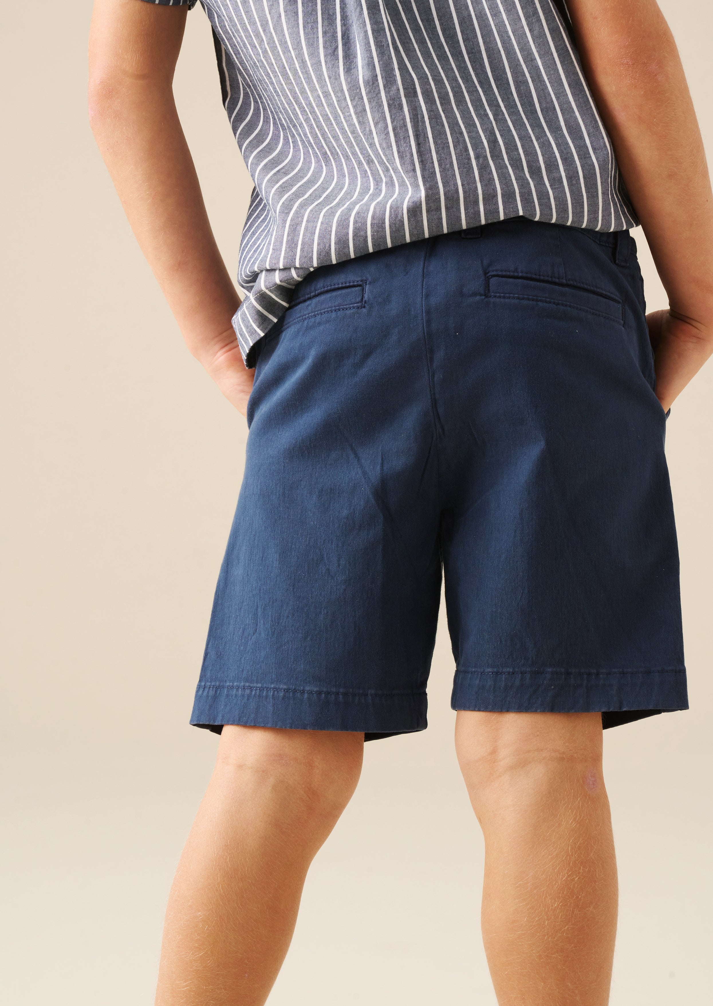 Quinn Navy Chino Short