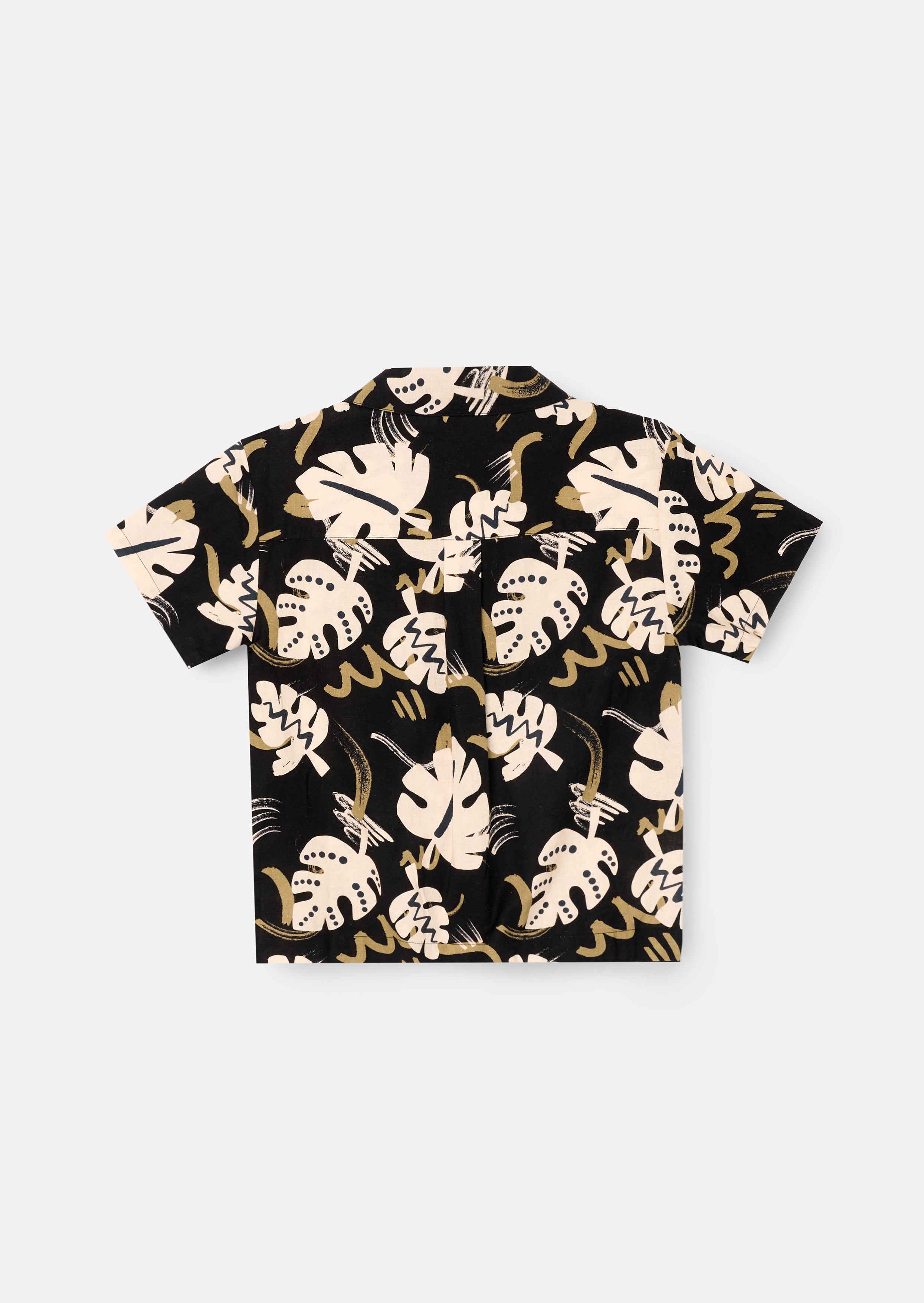 Finn Blätterdruck Strukturierte Hemd