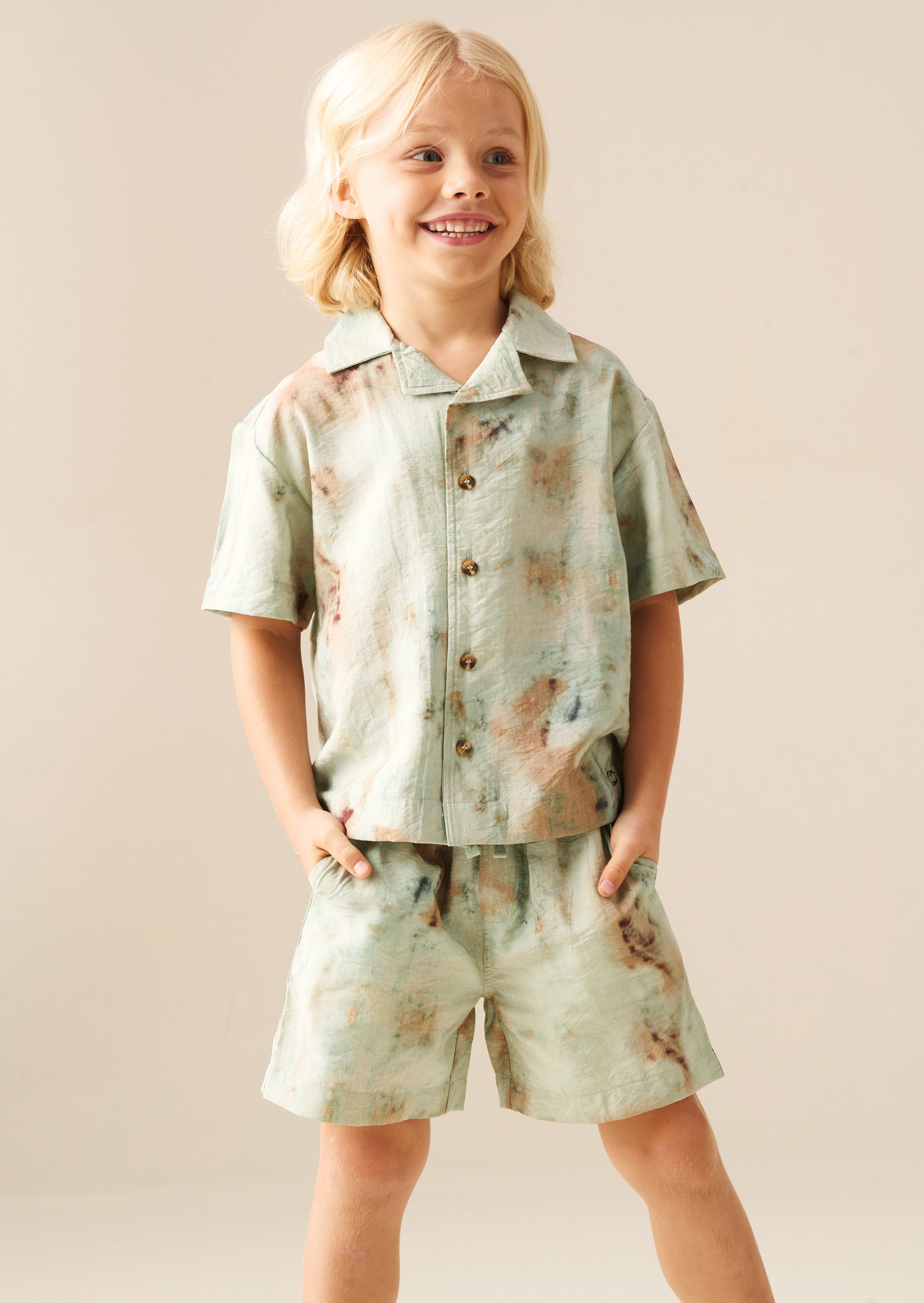 Teddy Batikdruck Hemd