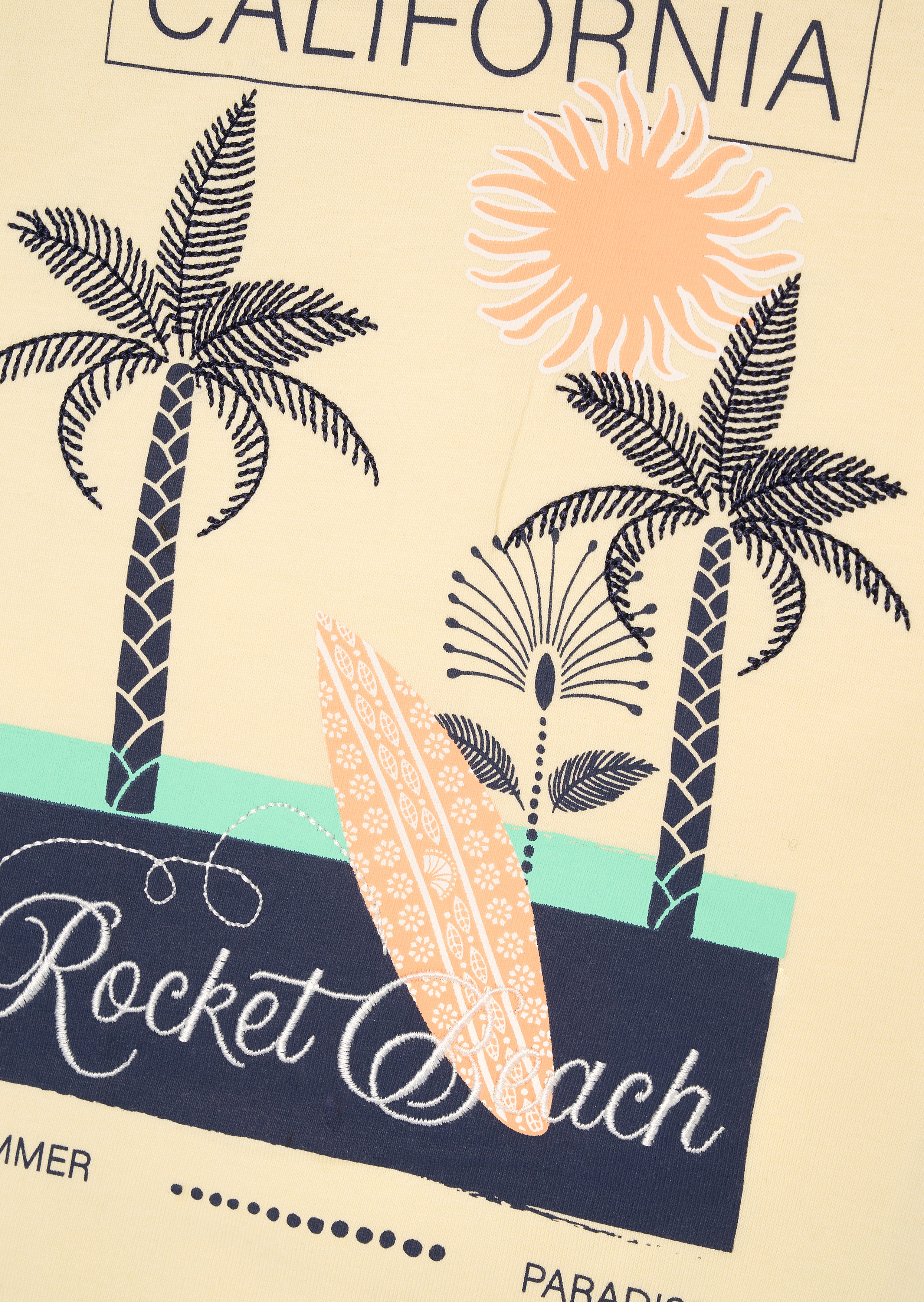 Koszulka Remi Palm Scene z nadrukiem na plecach